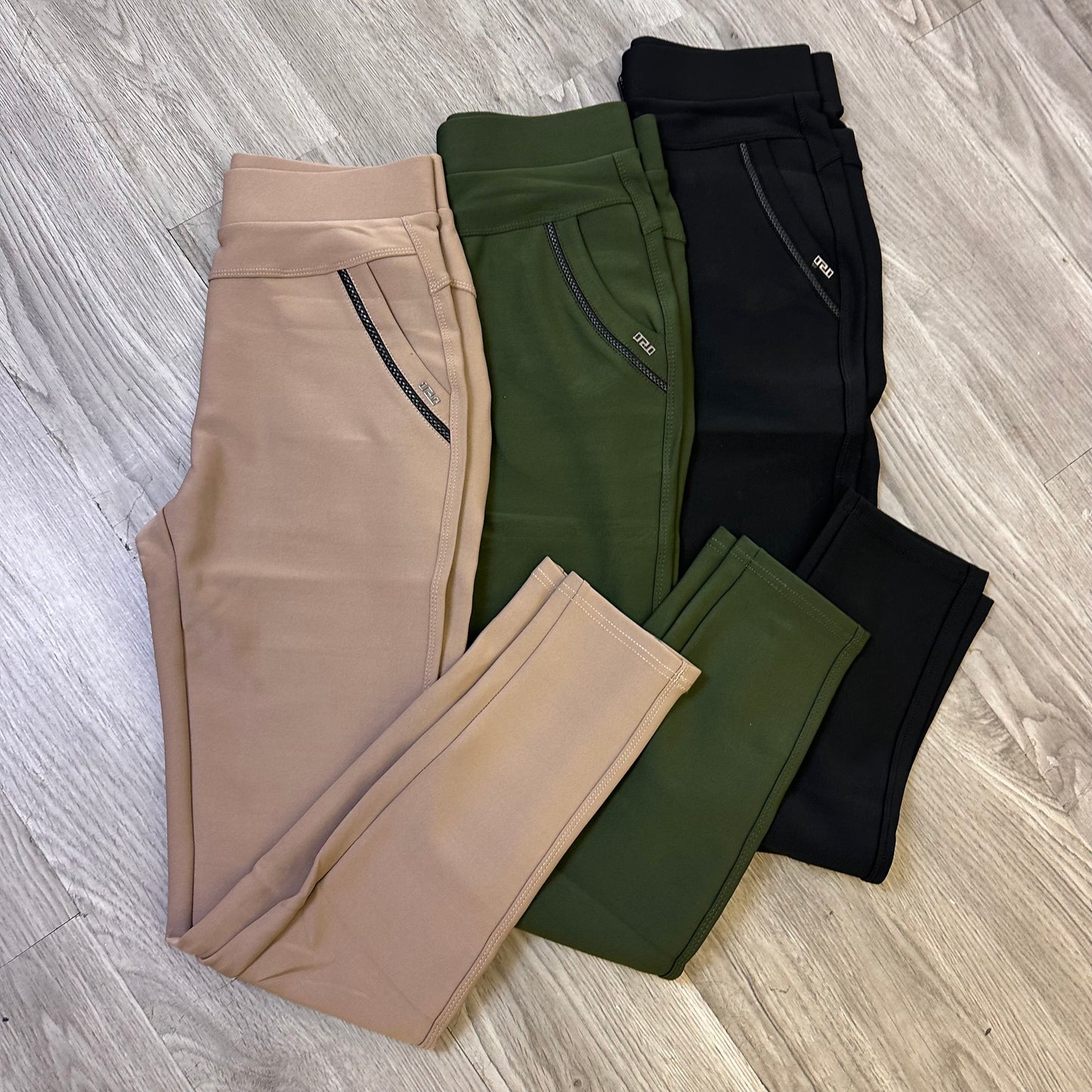 1120 - THICK HIGH WAIST NON SEE THROUGH POCKET LEGGINGS (3 COLOURS)