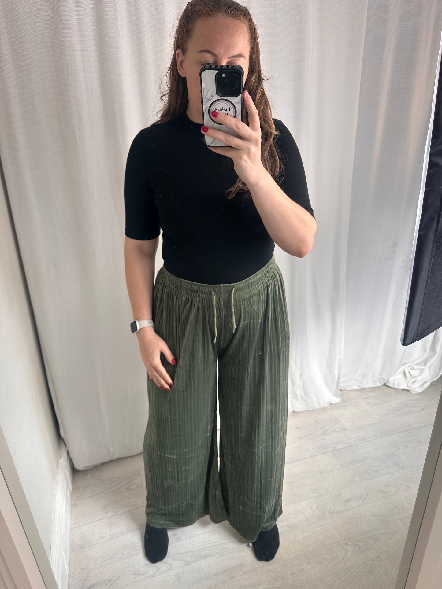 1989 - Velvet Wide Leg Trousers