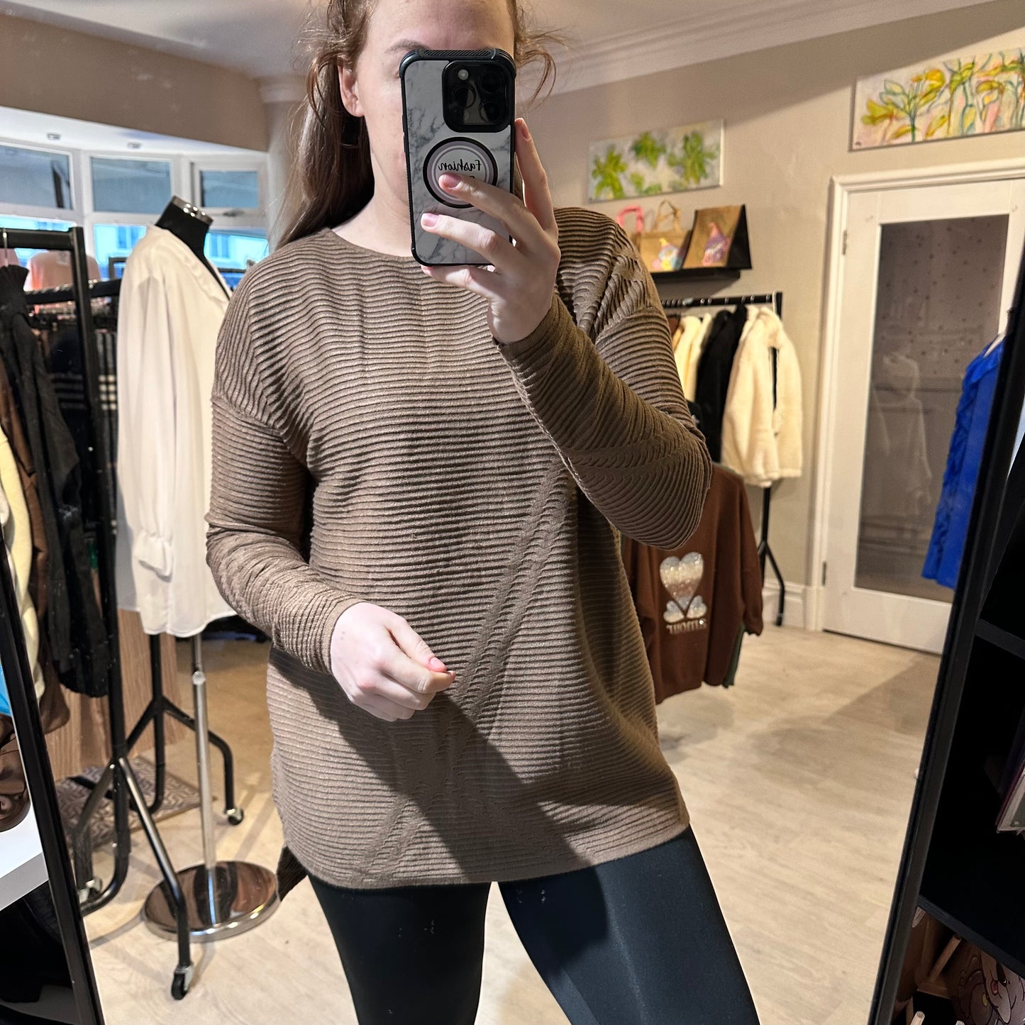 1519 - RIBBED ROUND NECK JUMPER