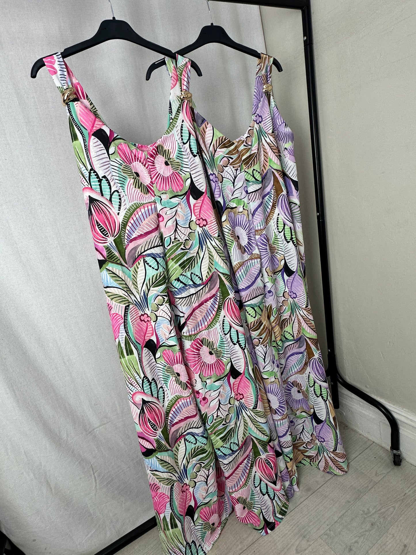 Tropical Bloom Wide Leg Jumpsuit