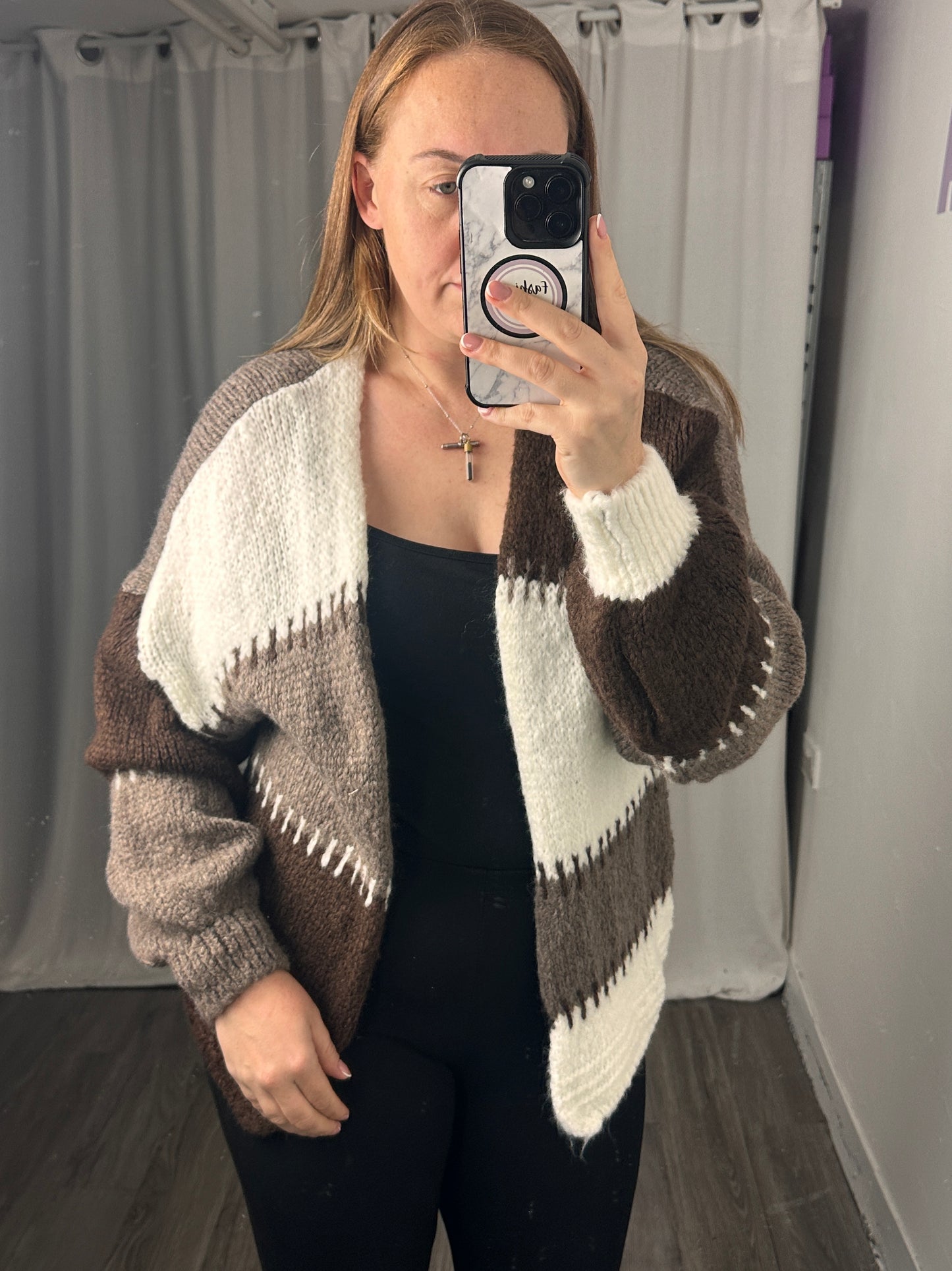 1987 - Soft Touch Patch Work Cardigan