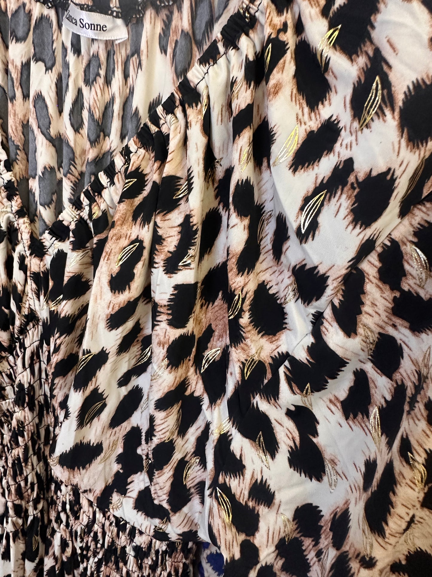 1937 - Leopard 3/4 Sleeve Magic Dress