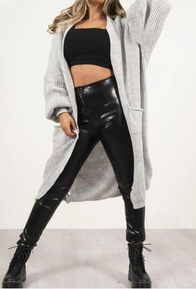 1035 - Balloon Sleeve Cardigan (12 COLOURS)