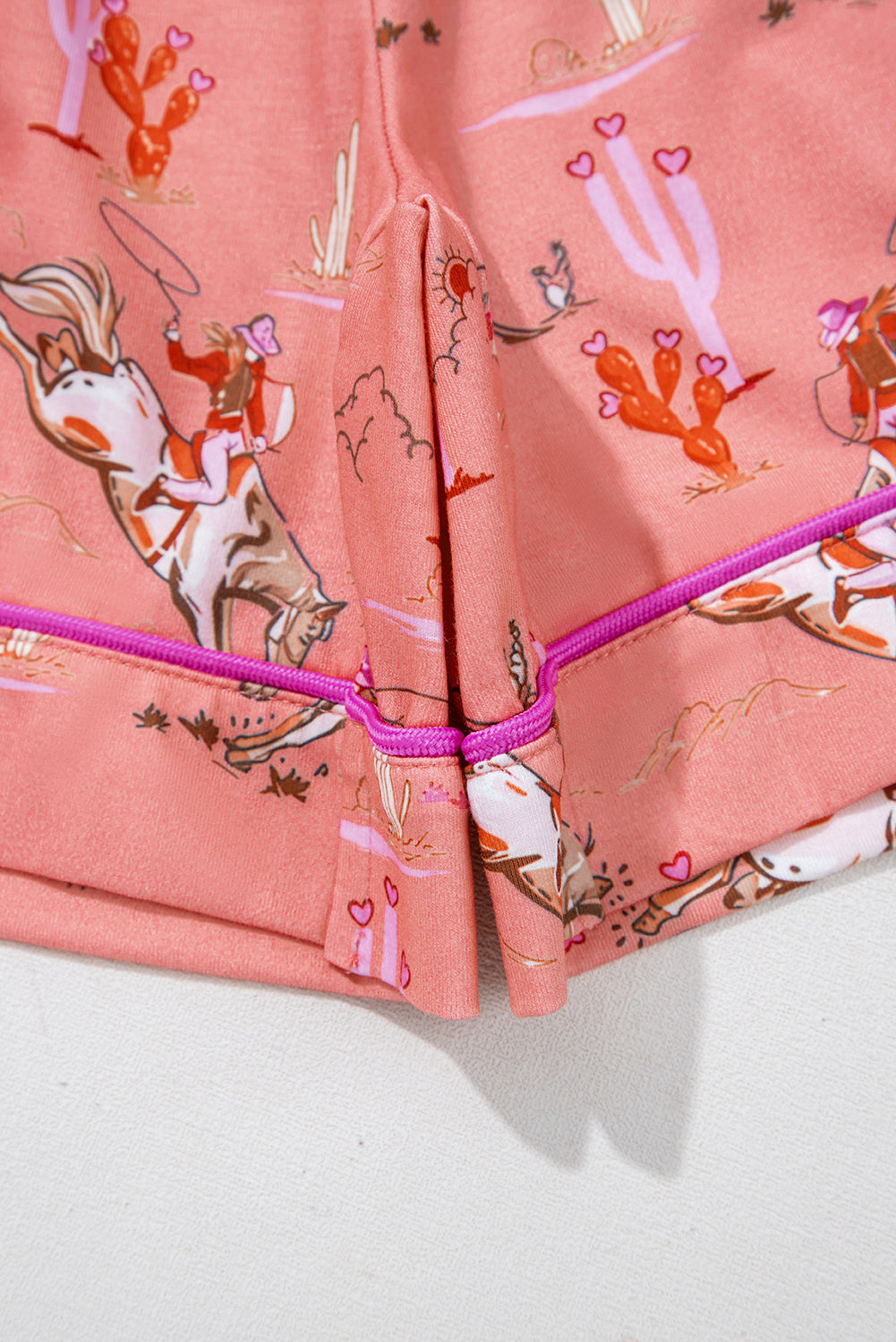 Blossom Cowgirl Country Print Pajamas Set