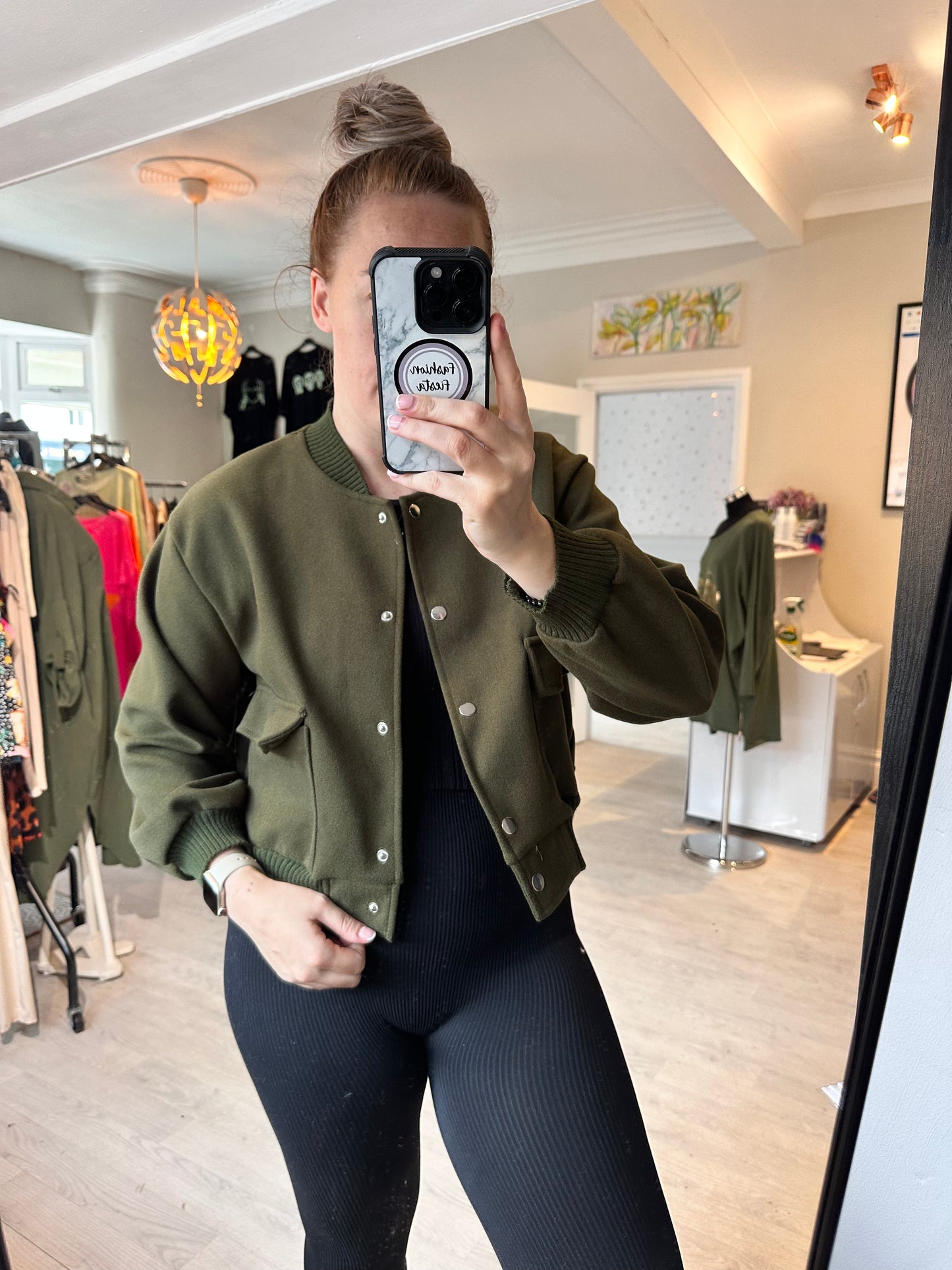 1394 - CROPPED BOMBER JACKET