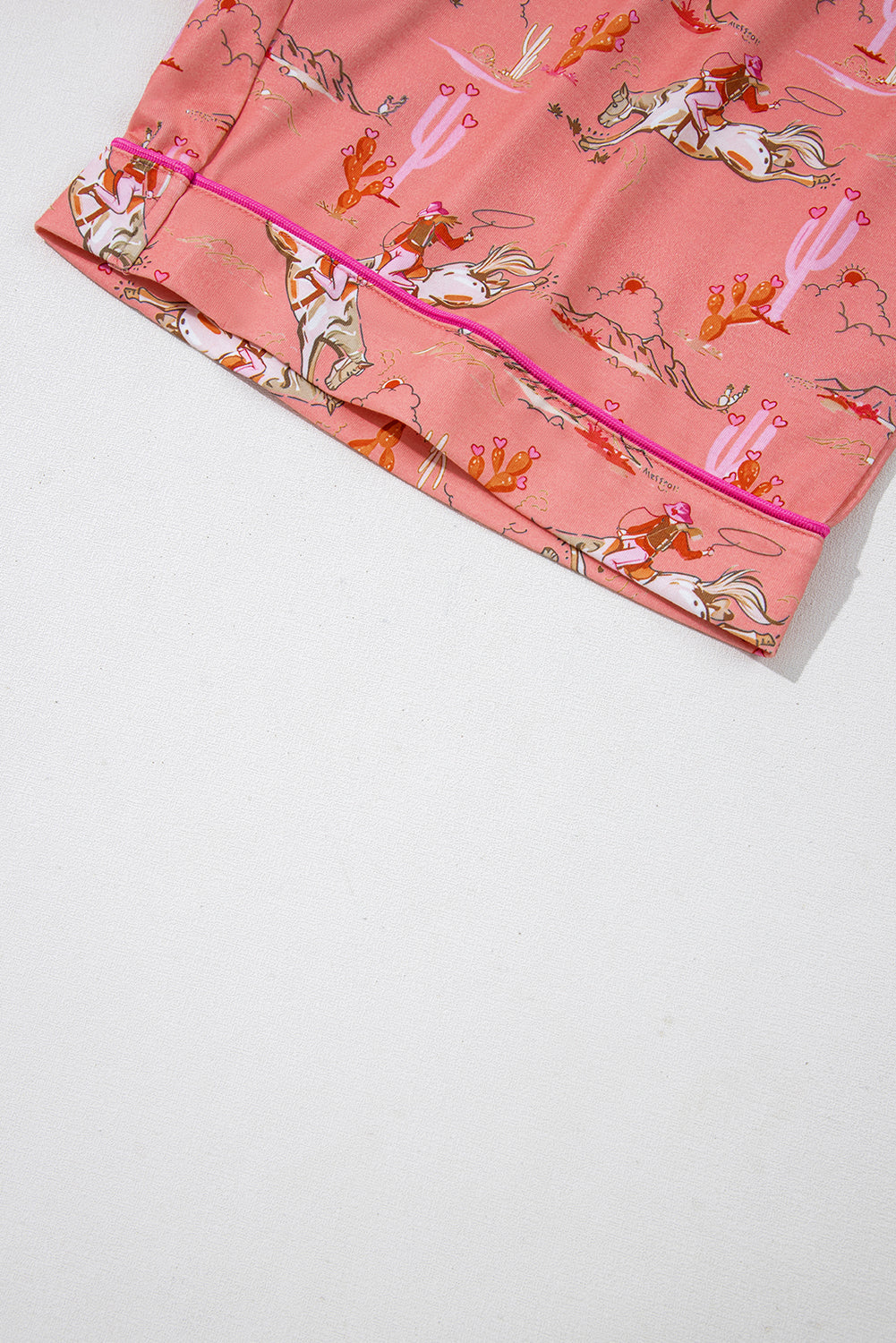 Blossom Cowgirl Country Print Pajamas Set