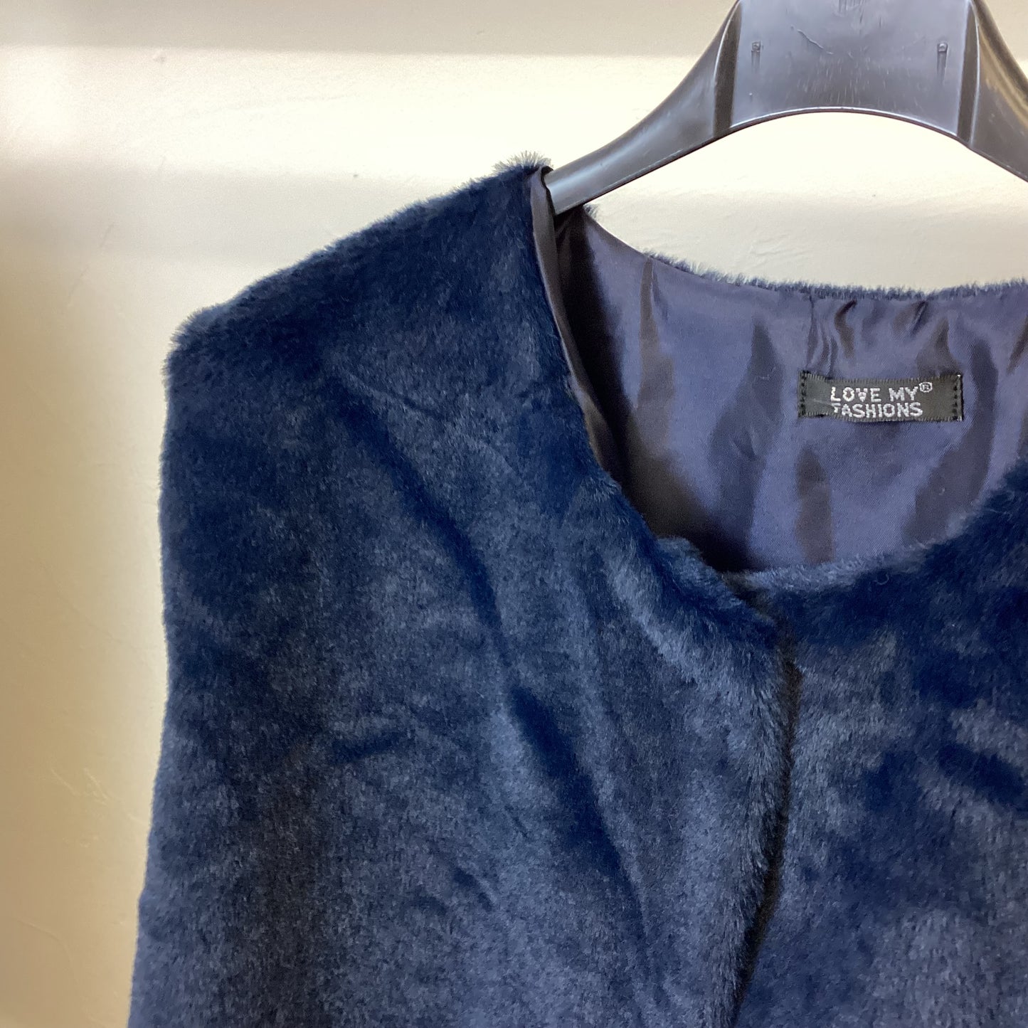 1880 - Faux Fur Button Up Gilet