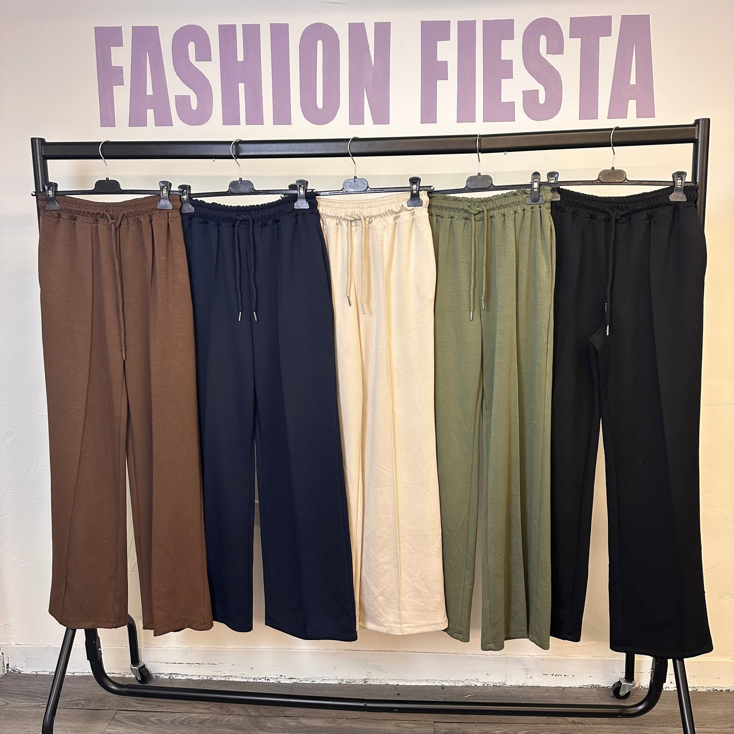 1822 - Straight Leg Joggers with Draw String