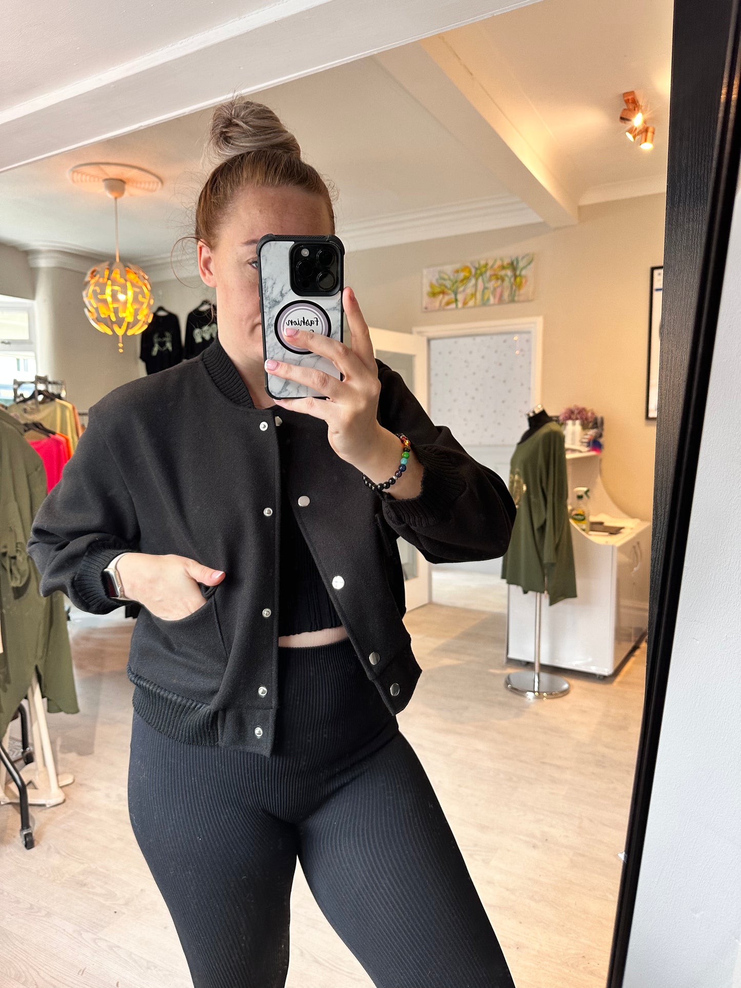 1394 - CROPPED BOMBER JACKET