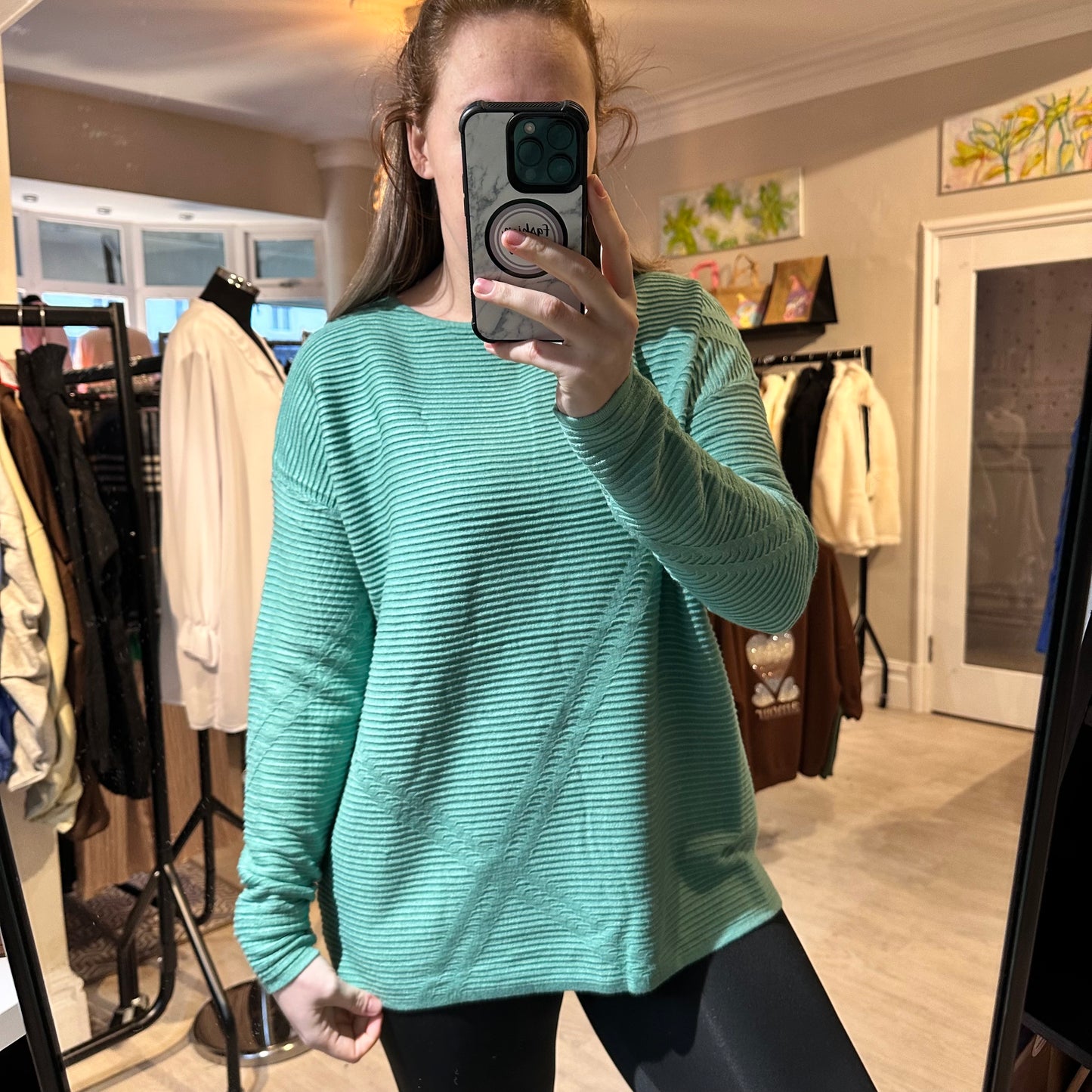 1519 - RIBBED ROUND NECK JUMPER