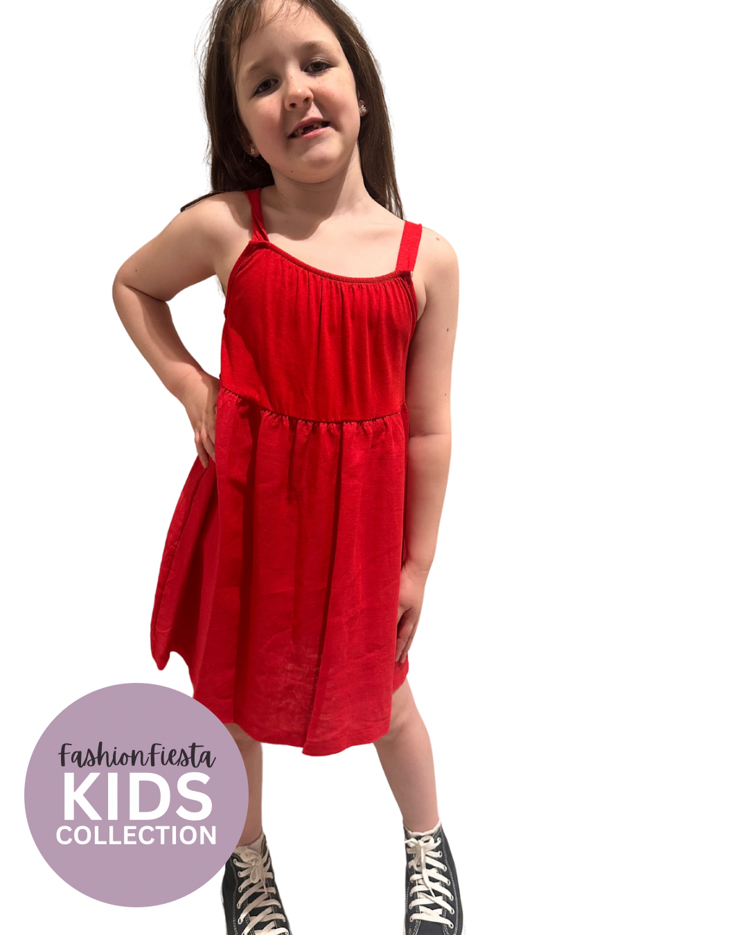 K1015 - Basic Strappy Summer Dress