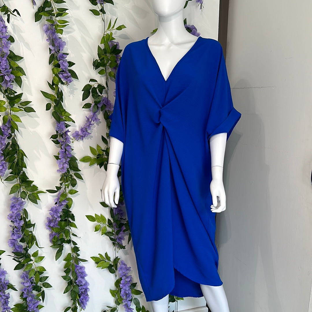 1202 - TIE KNOT KNEE LENGTH DRESS