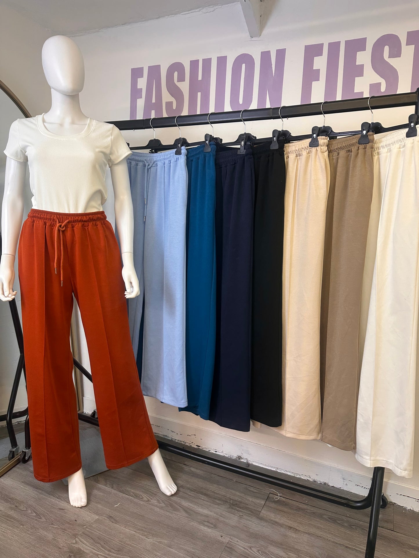 1822 - Straight Leg Joggers with Draw String