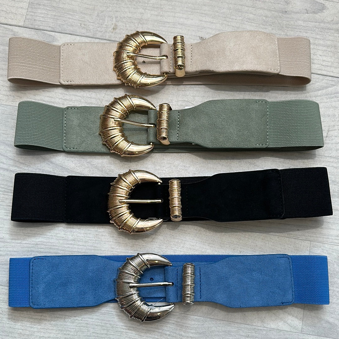 A028 - Buckle Elasticated Belt