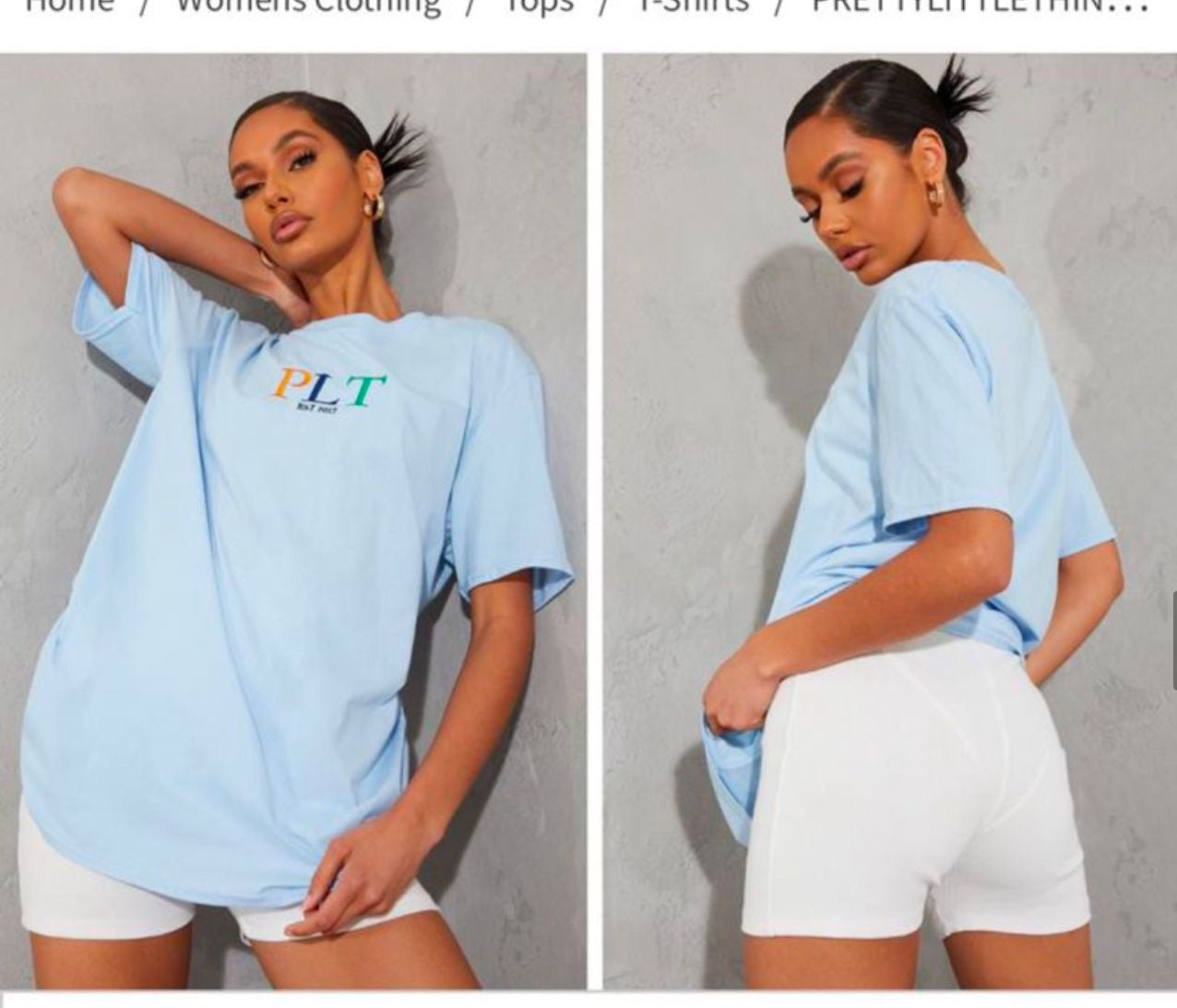B1032 - Blue Multi T-shirt