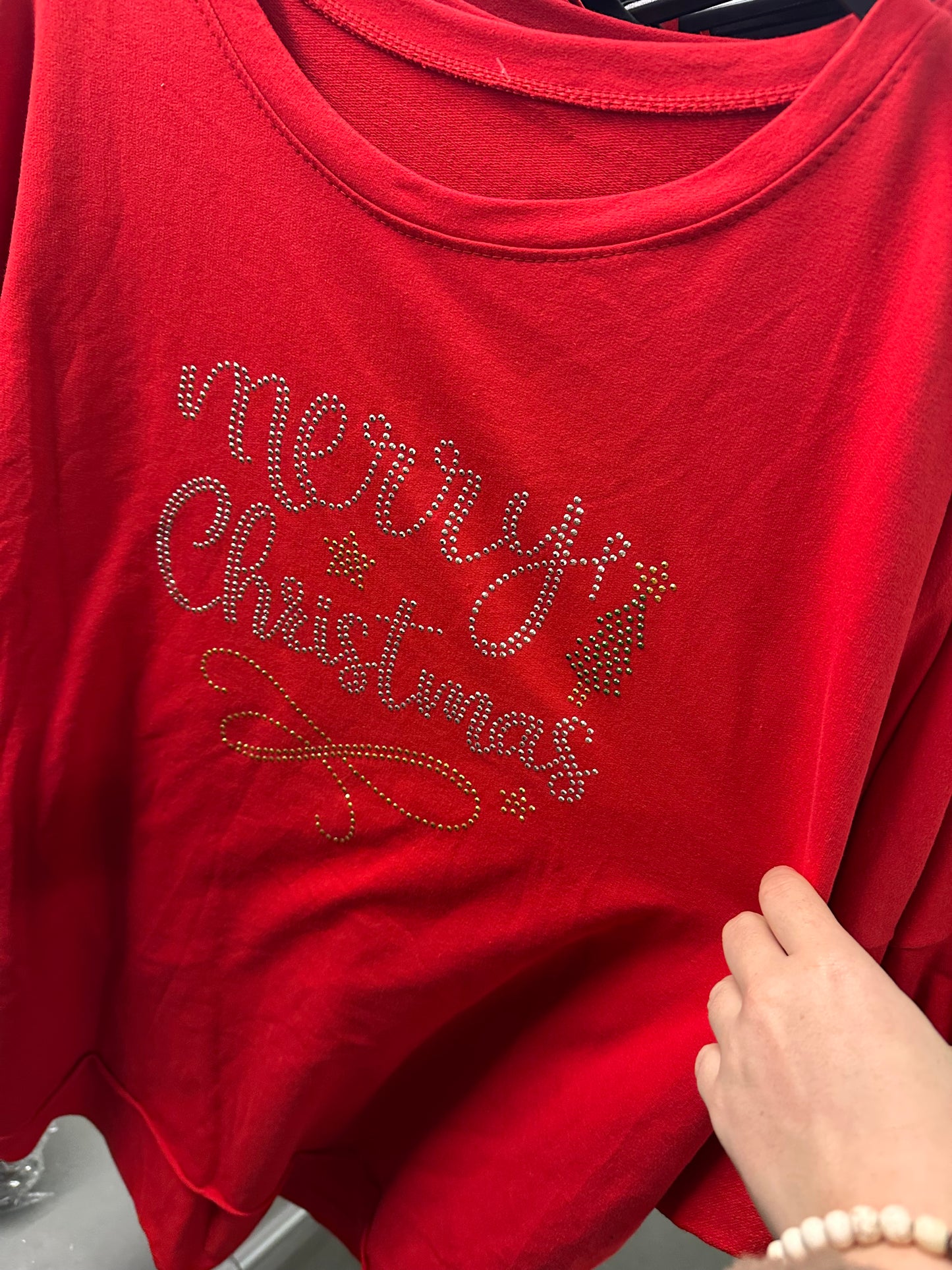 1892 - Merry Christmas Sparkle Top