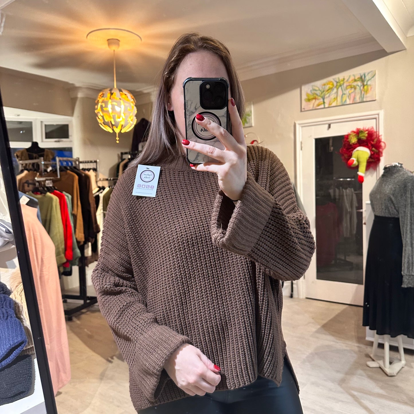 1488 - KNITTED ROUND NECK JUMPER
