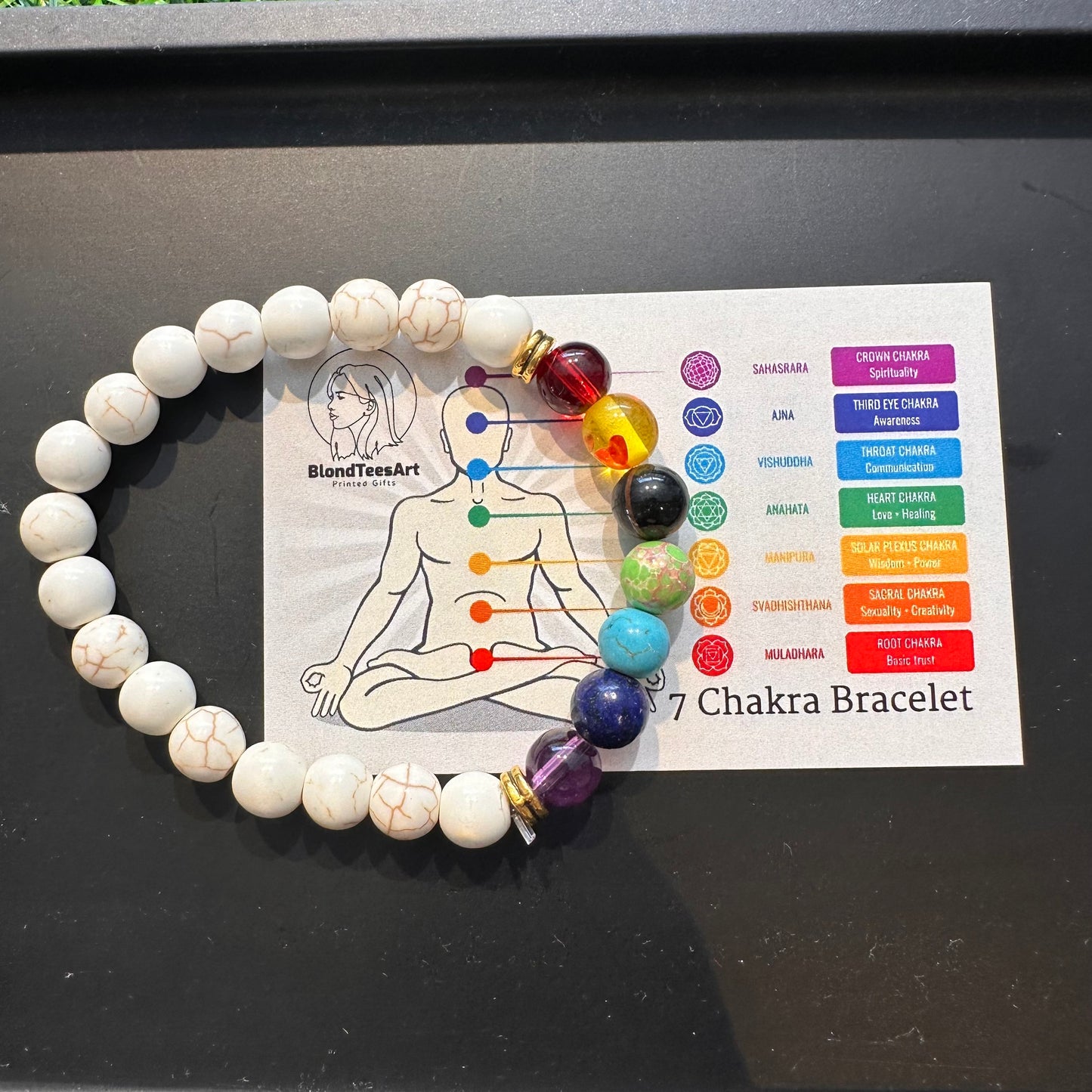 BTA - Smooth 7 Chakra Bracelet
