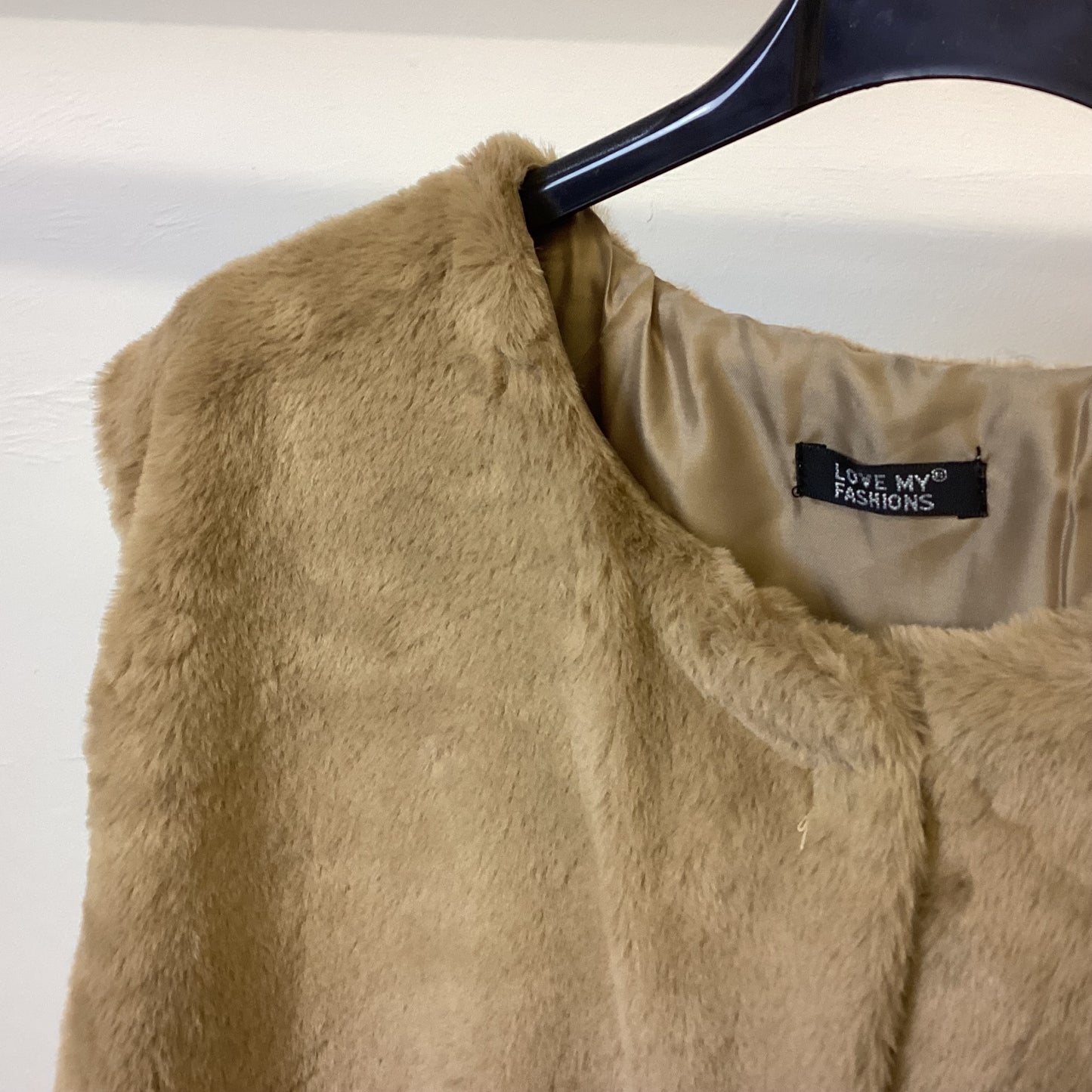 1880 - Faux Fur Button Up Gilet
