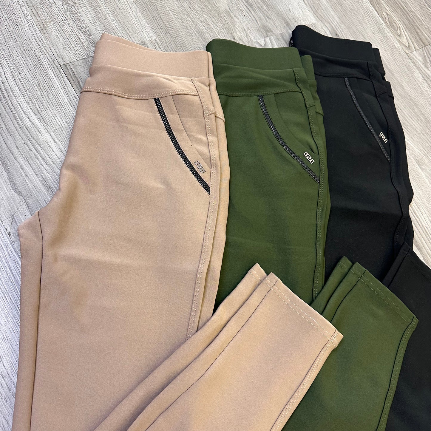1120 - THICK HIGH WAIST NON SEE THROUGH POCKET LEGGINGS (3 COLOURS)