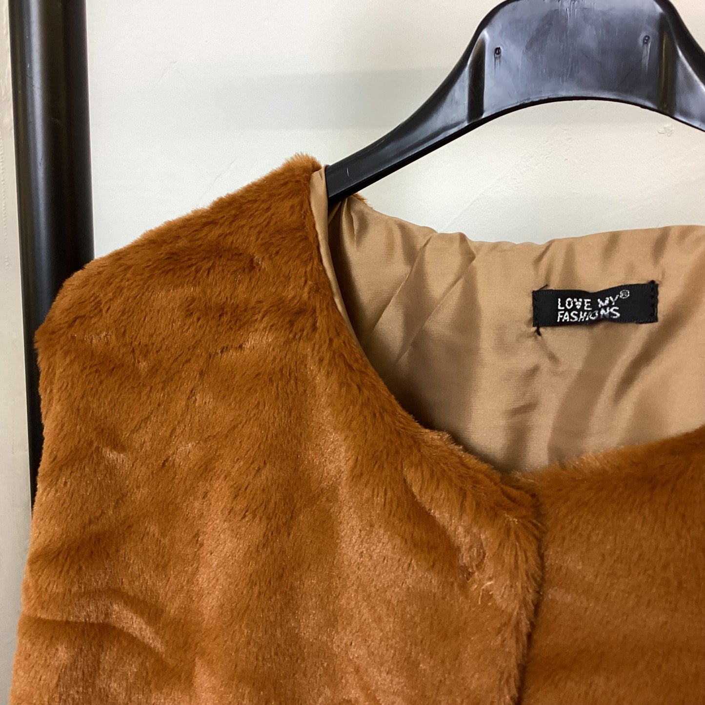 1880 - Faux Fur Button Up Gilet