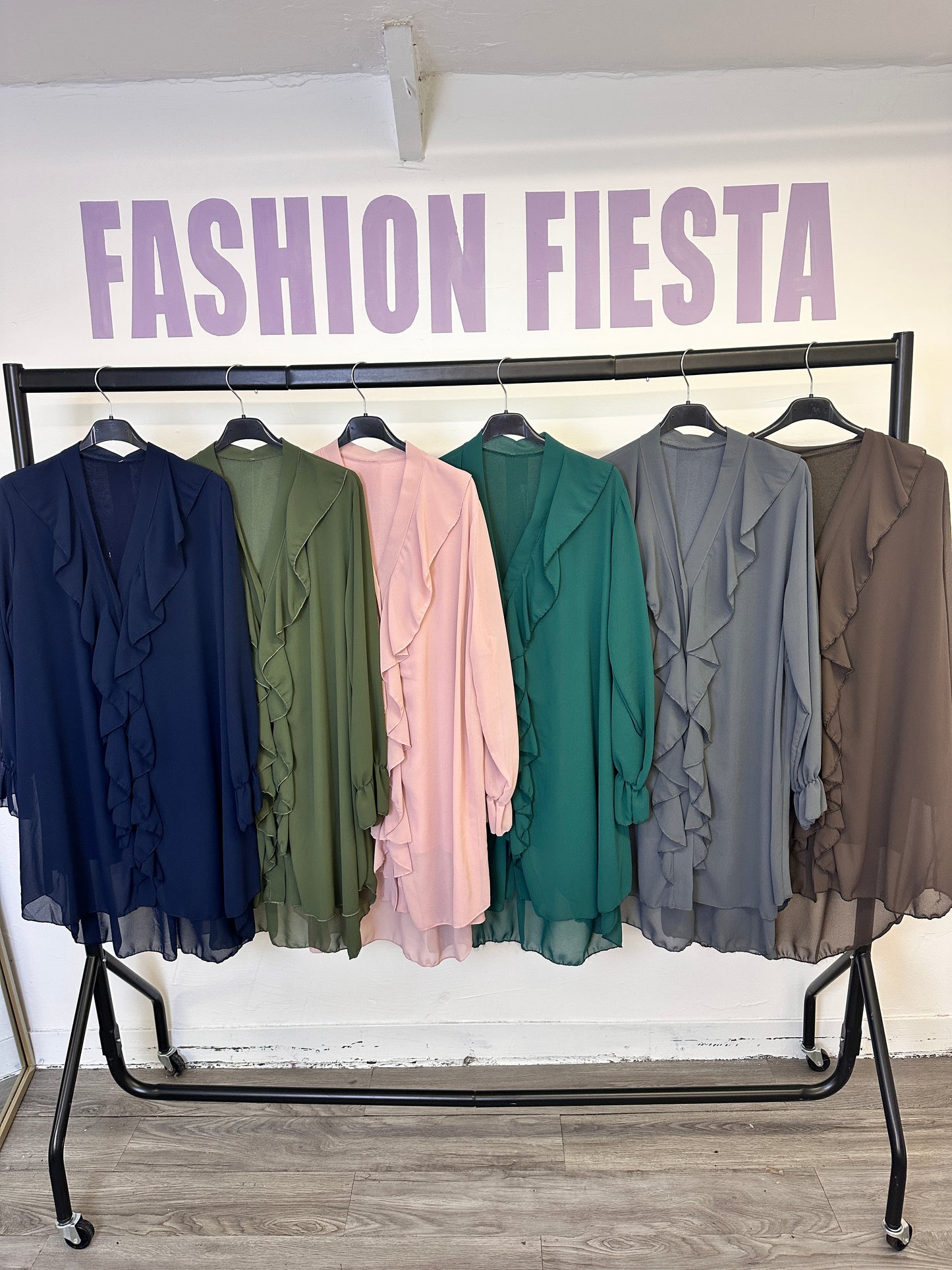 1157 - FRILL FRONT BLOUSE / DRESS