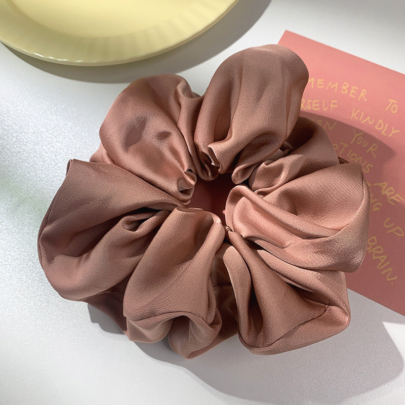 A111 - Simple Satin Cloth Scrunchie