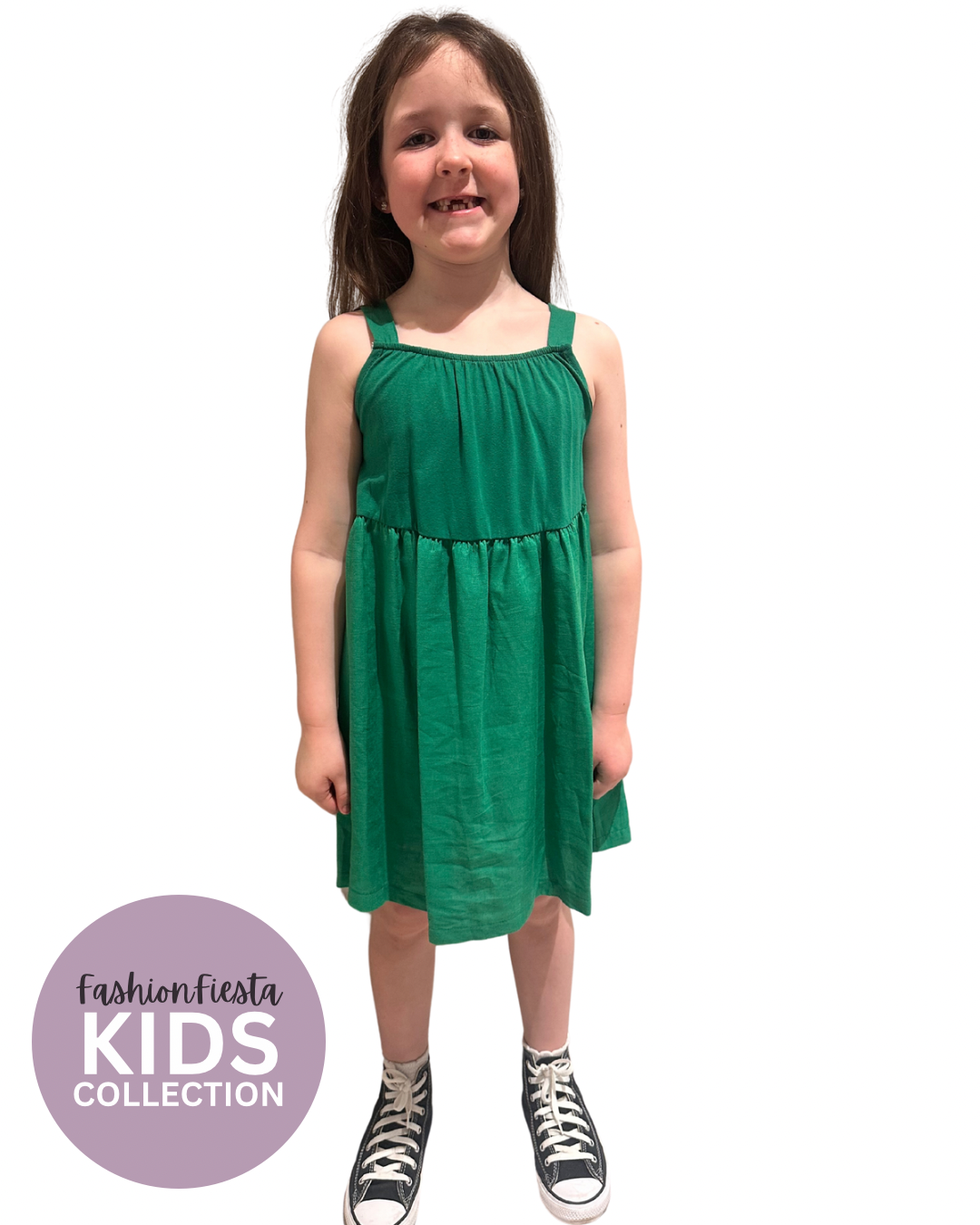 K1015 - Basic Strappy Summer Dress