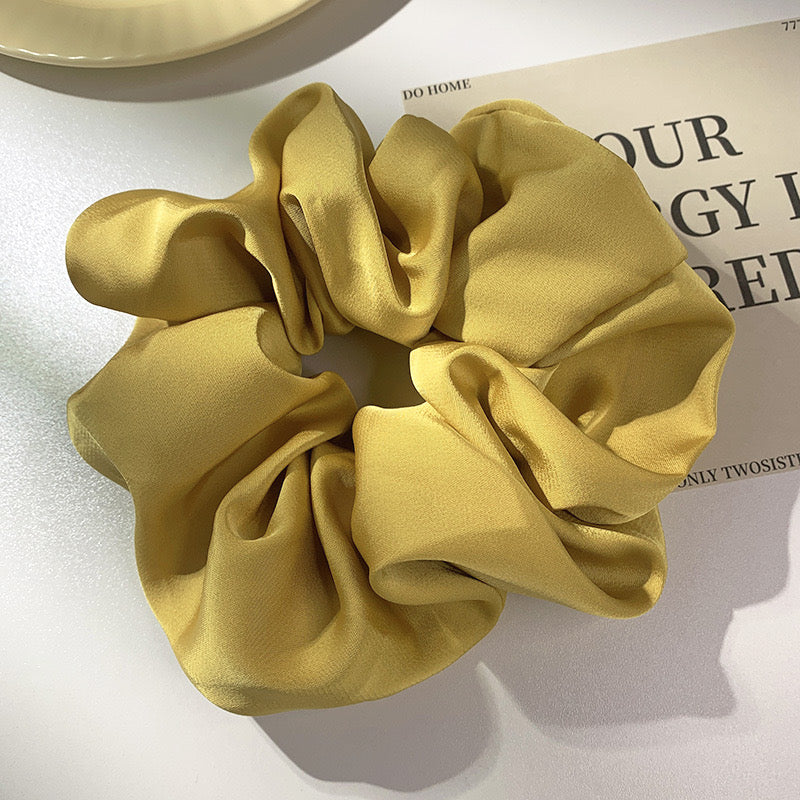 A111 - Simple Satin Cloth Scrunchie