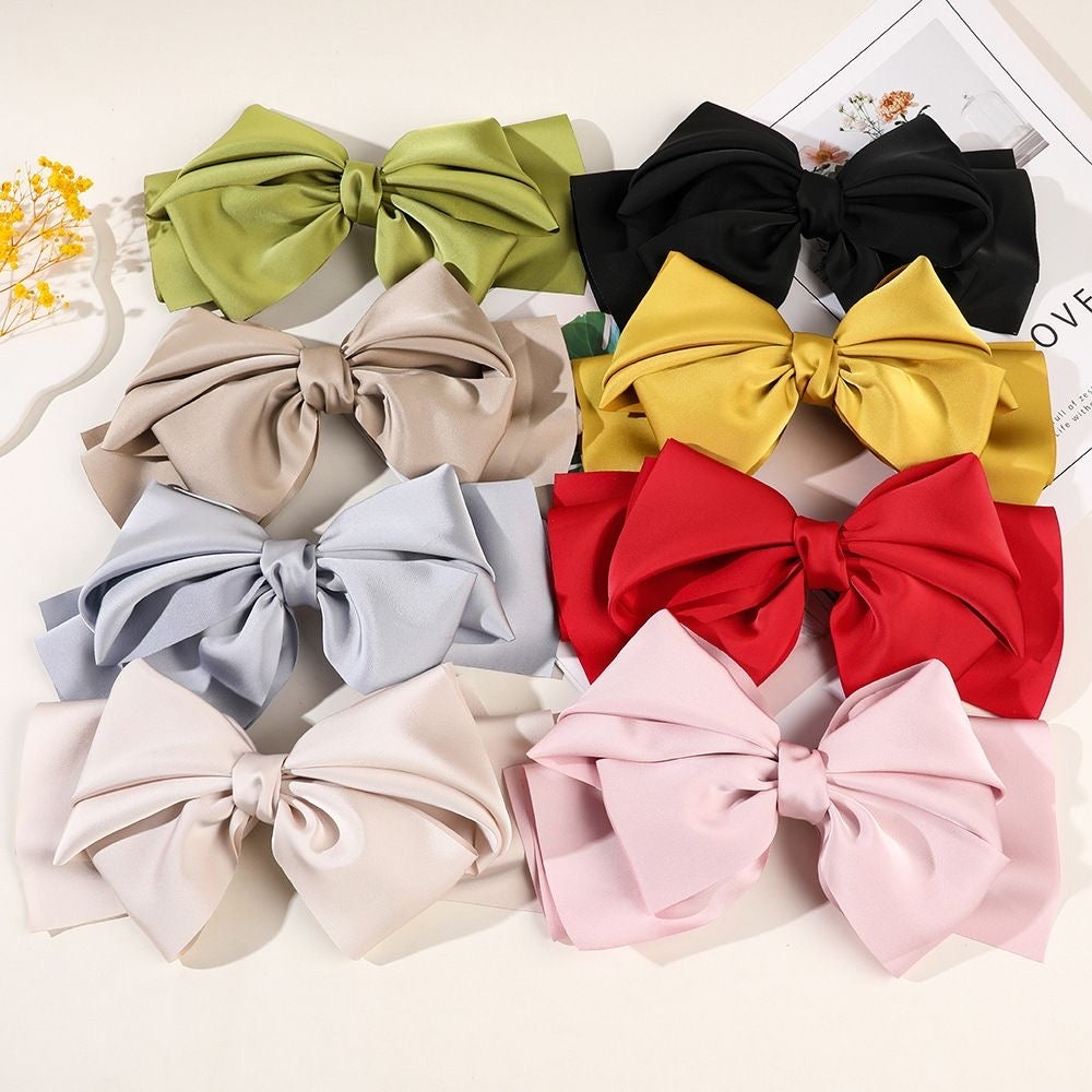 BOW KNOT HAIR CLIP (5 COLOURS)