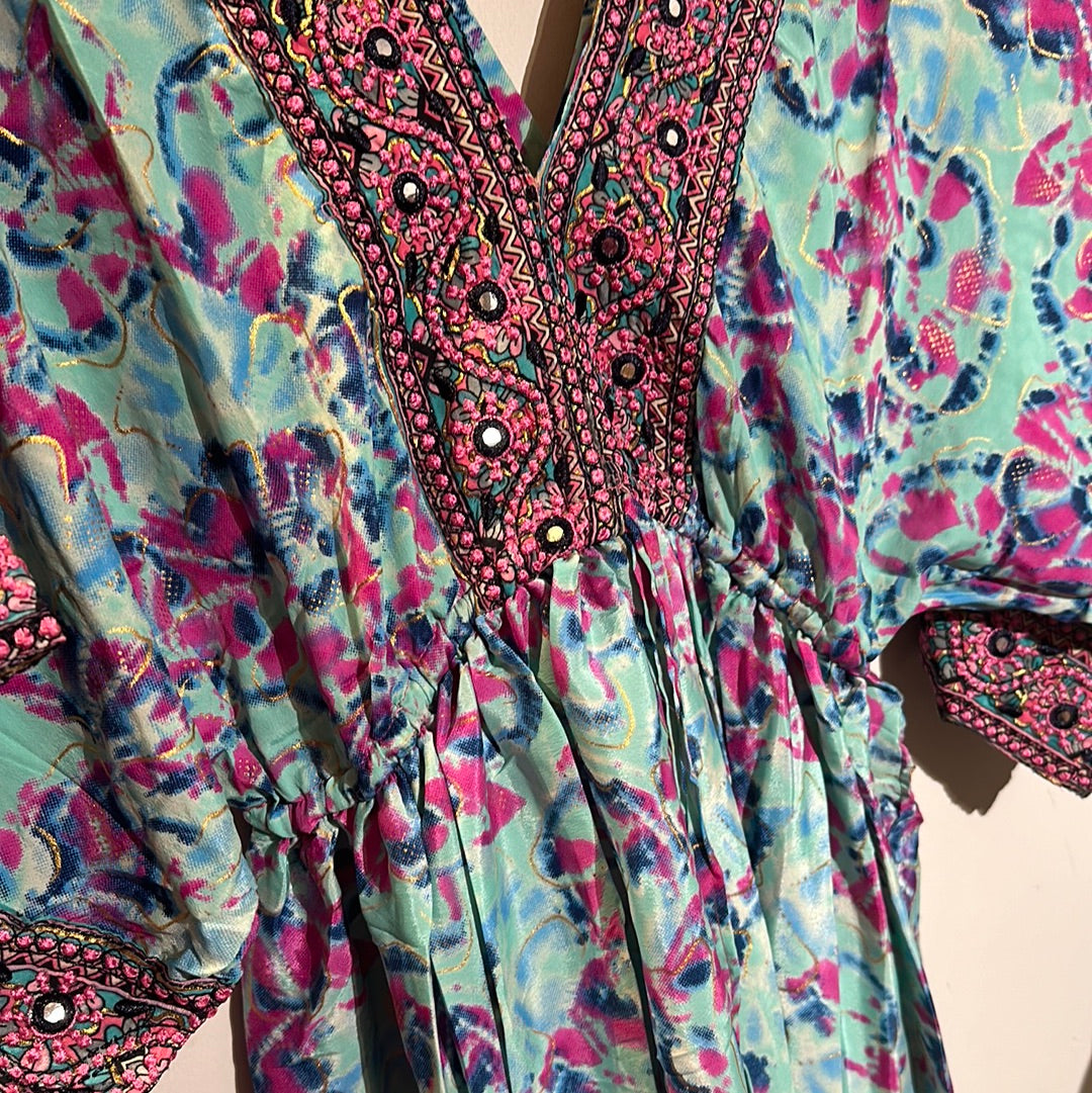 1655 - Boho Floaty Knee Length Dress