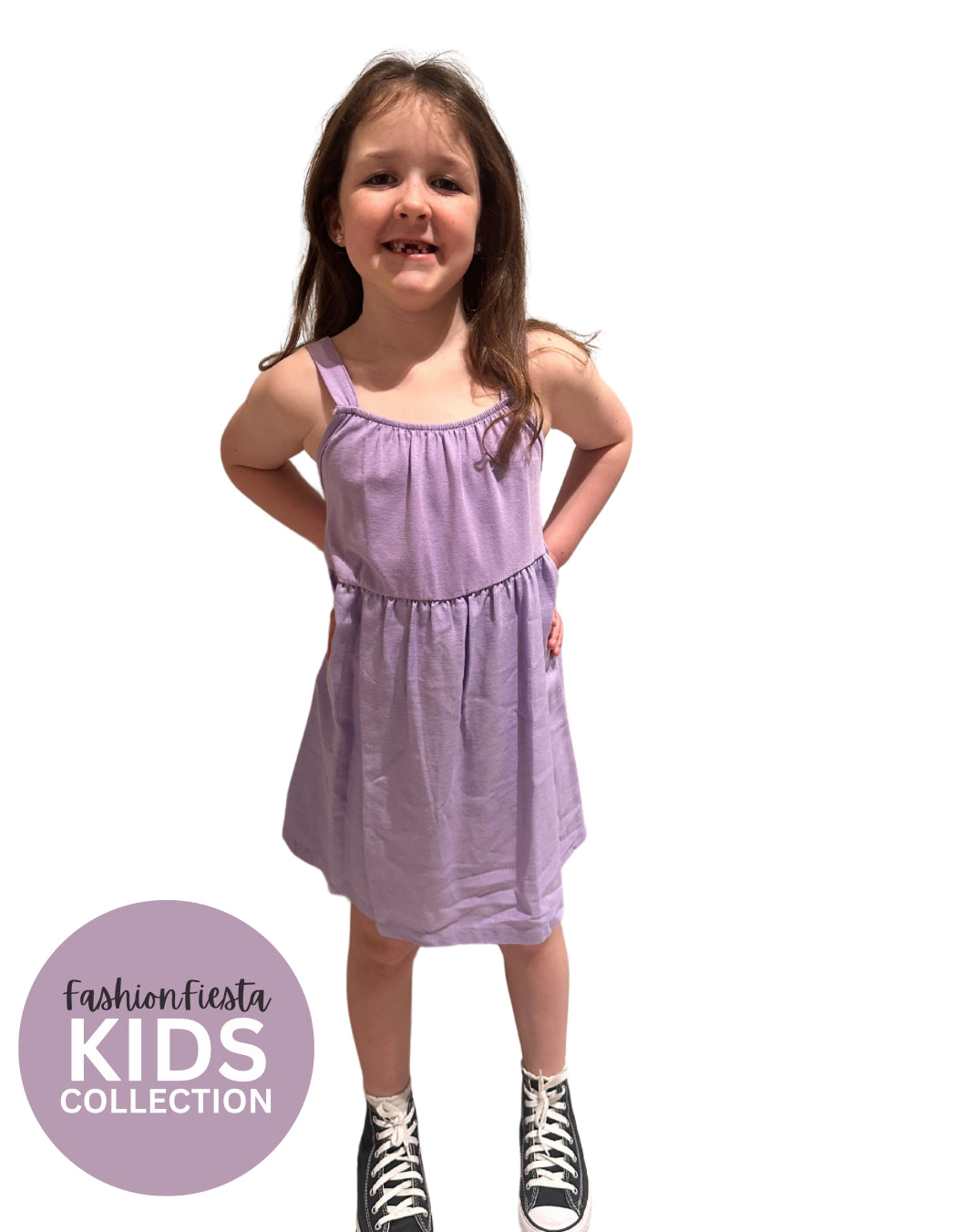 K1015 - Basic Strappy Summer Dress