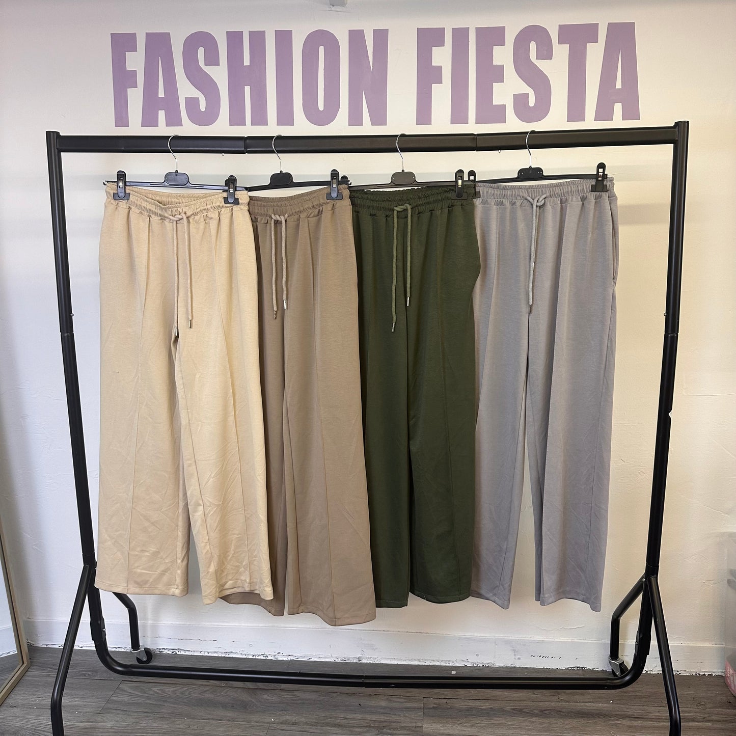 1822 - Straight Leg Joggers with Draw String