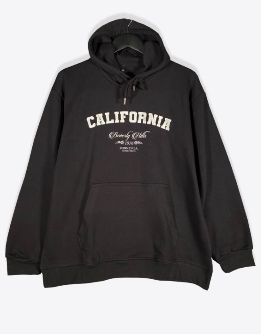 1354 - BLACK CALIFORNIA OVERSIZED HOODIE