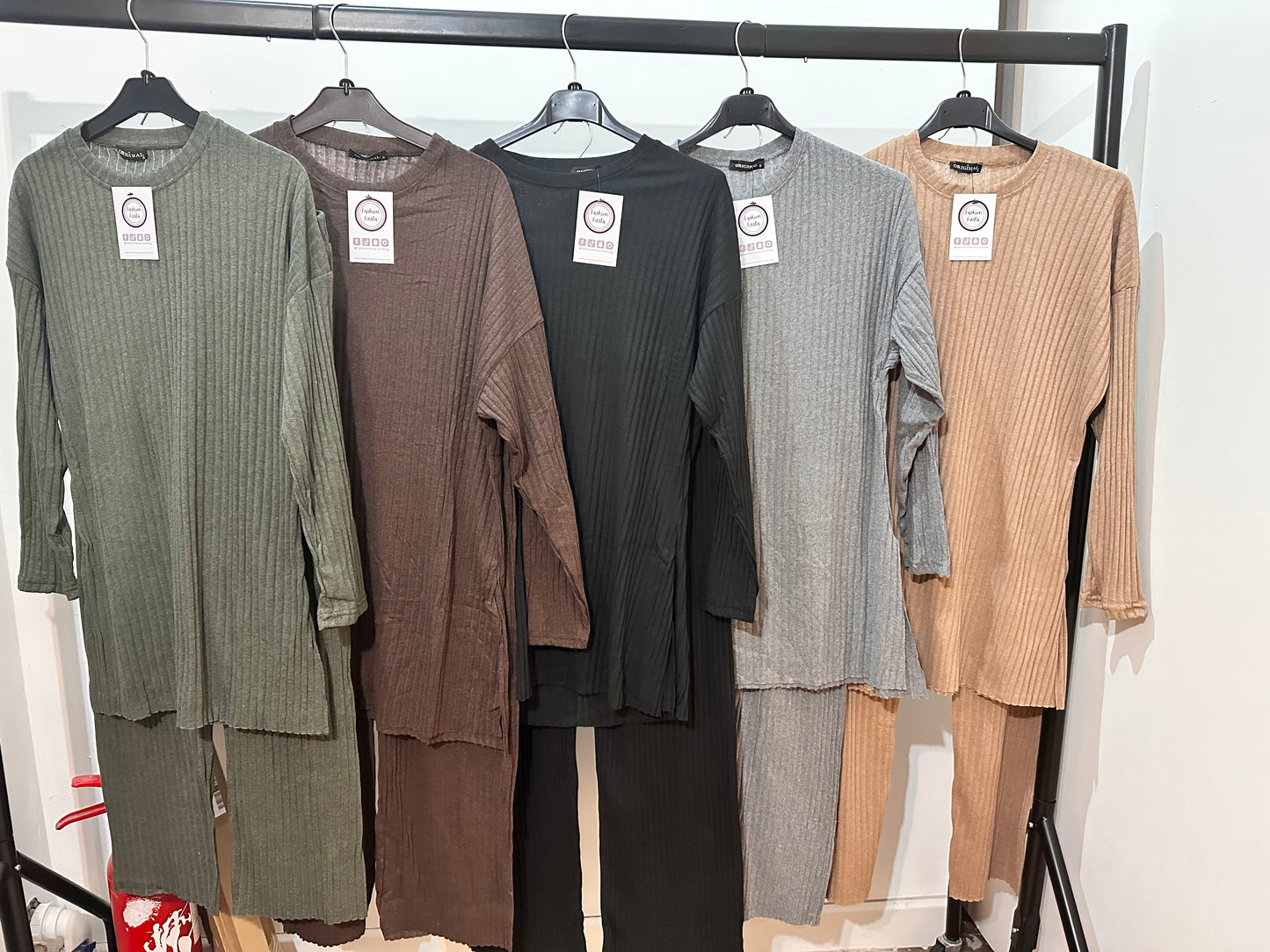 1422 - RIBBED LOUNGEWEAR SET