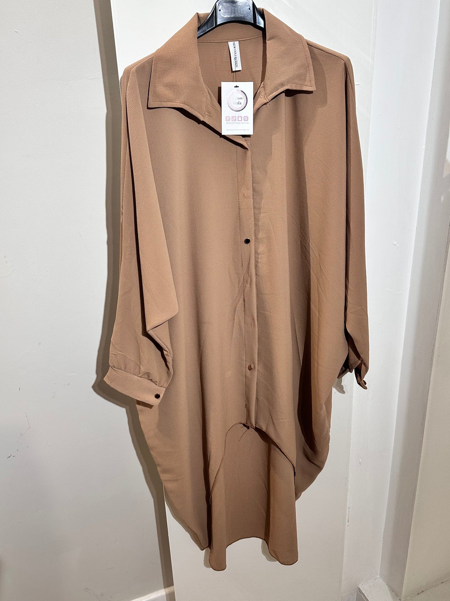 1162 - OVERSIZED SHIRT (11 COLOURS)