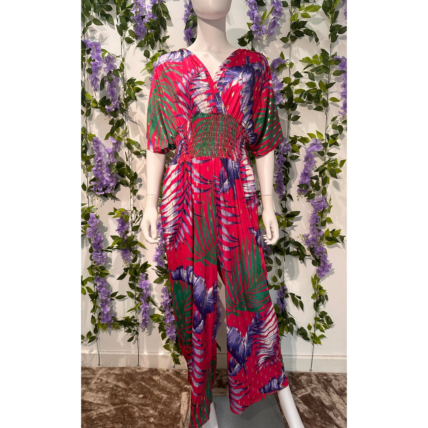 1633 - Magic Pattern Jumpsuit (4 Colours)