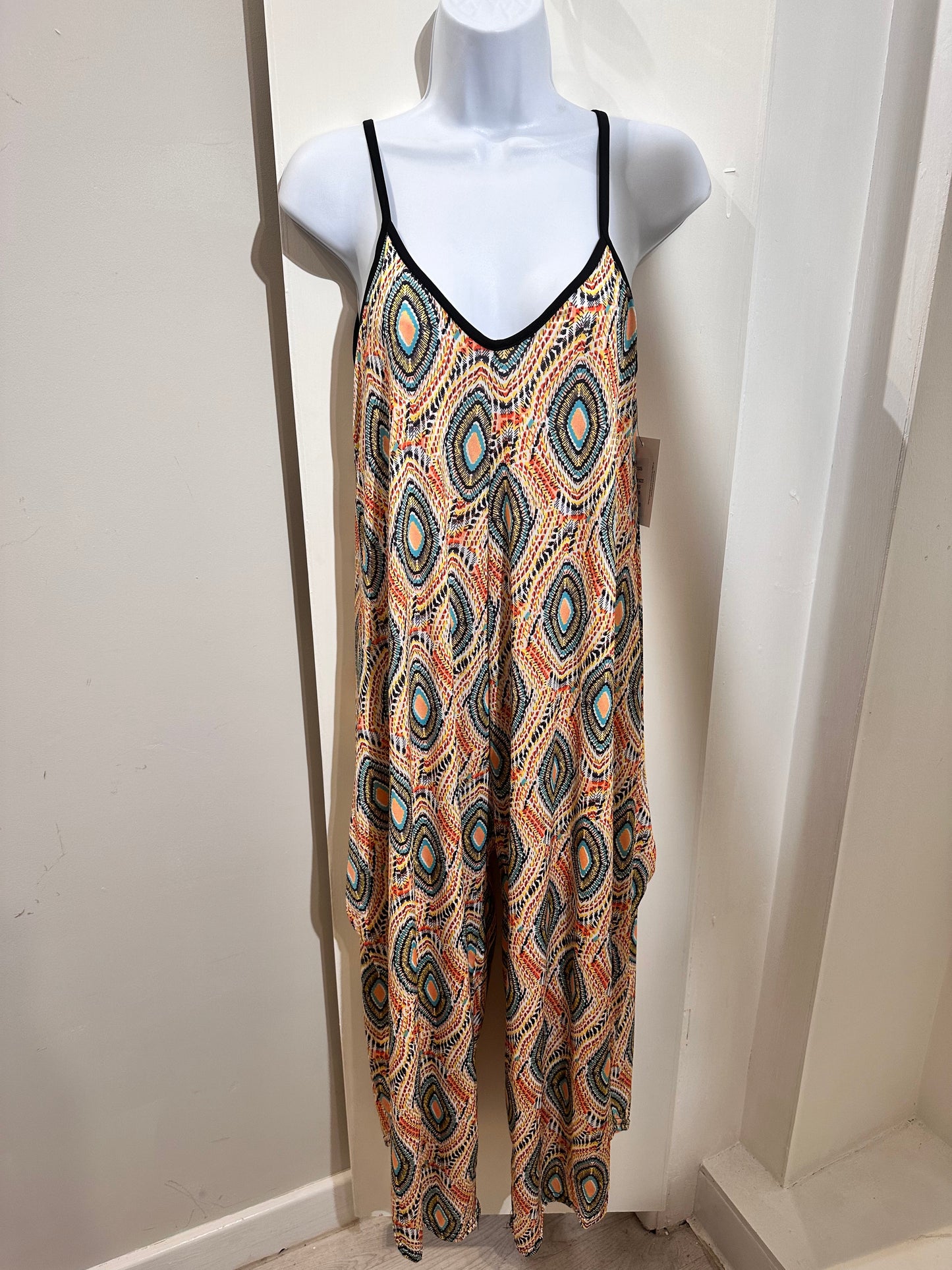 1305 - Culotte Pattern Jumpsuit