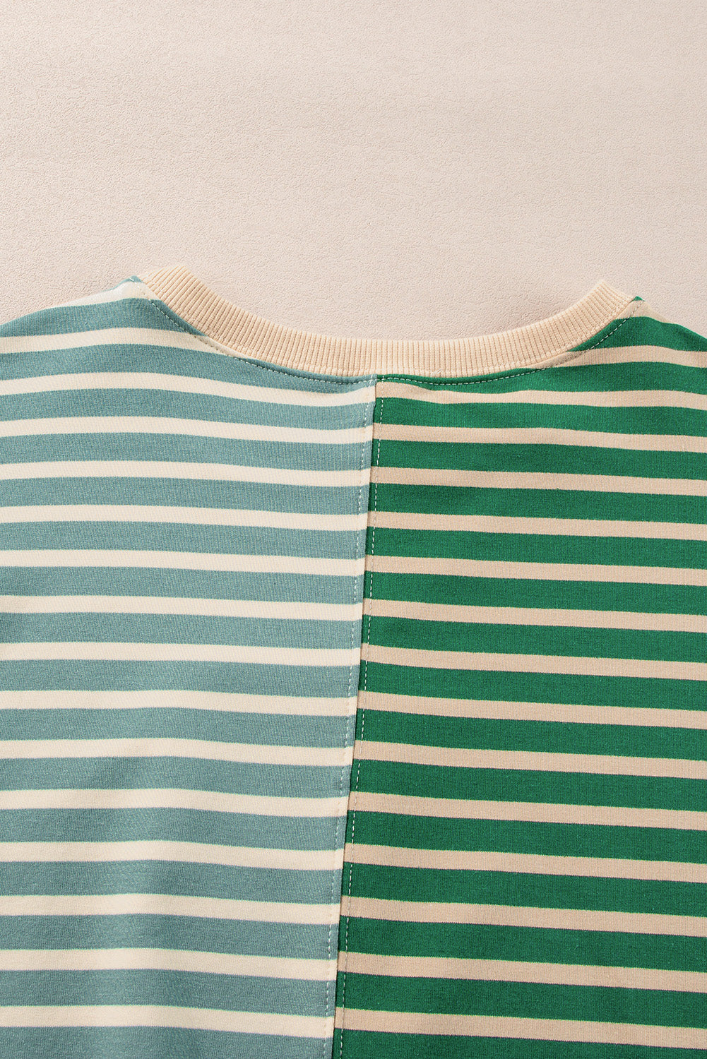 Colorblock Drop Shoulder Oversize Sweatshirt