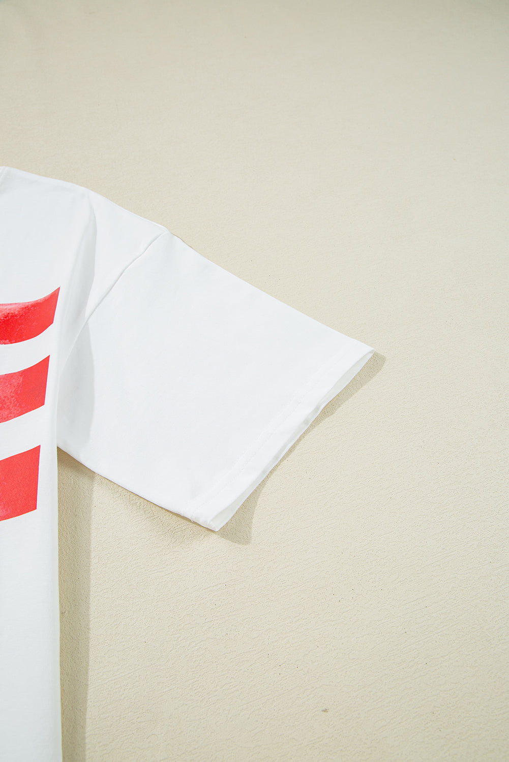 Myosotis Flag Bow Graphic Crewneck Tee