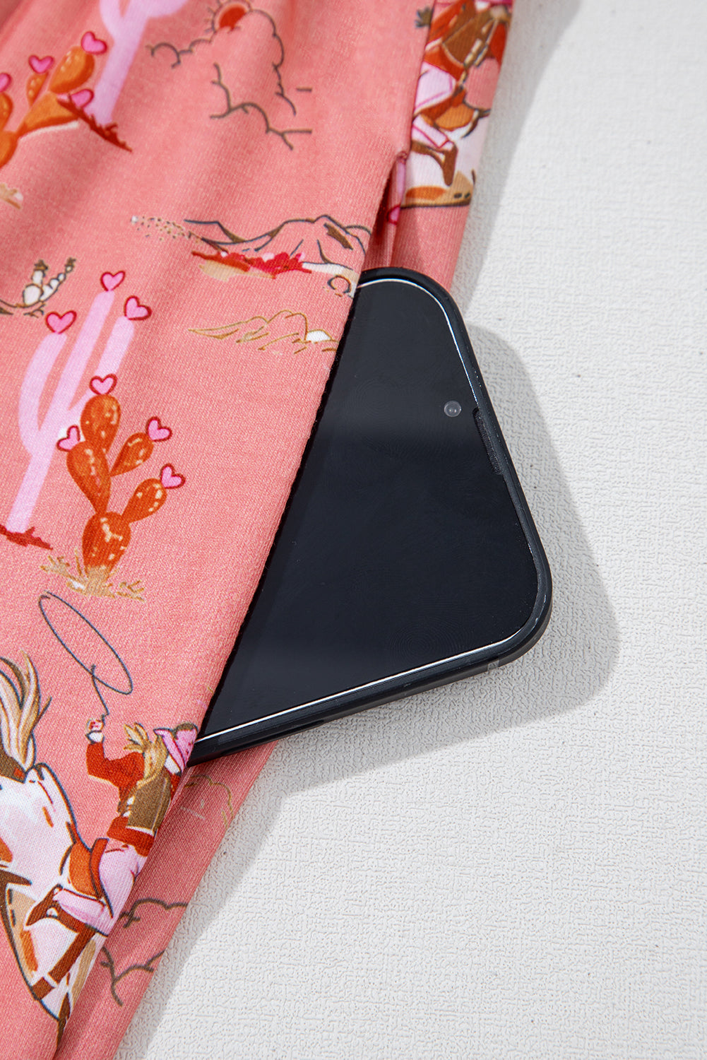 Blossom Cowgirl Country Print Pajamas Set