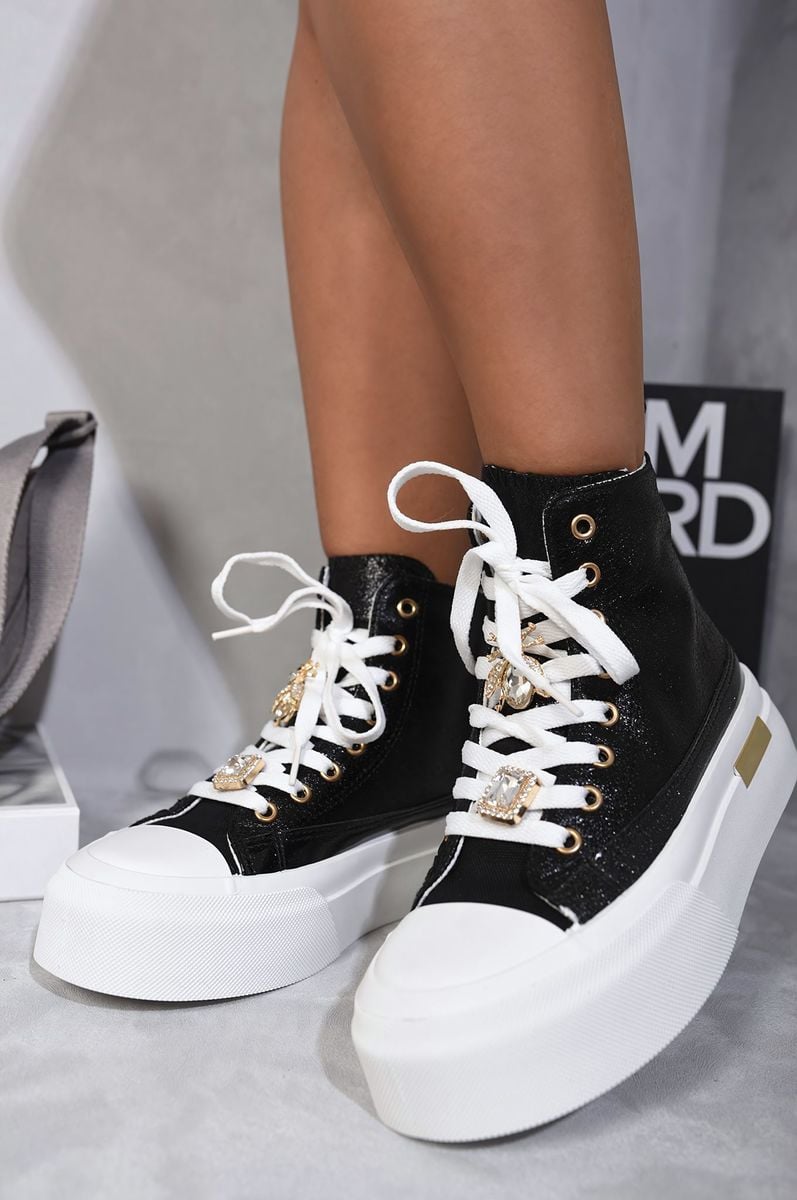 Platform high top trainers best sale