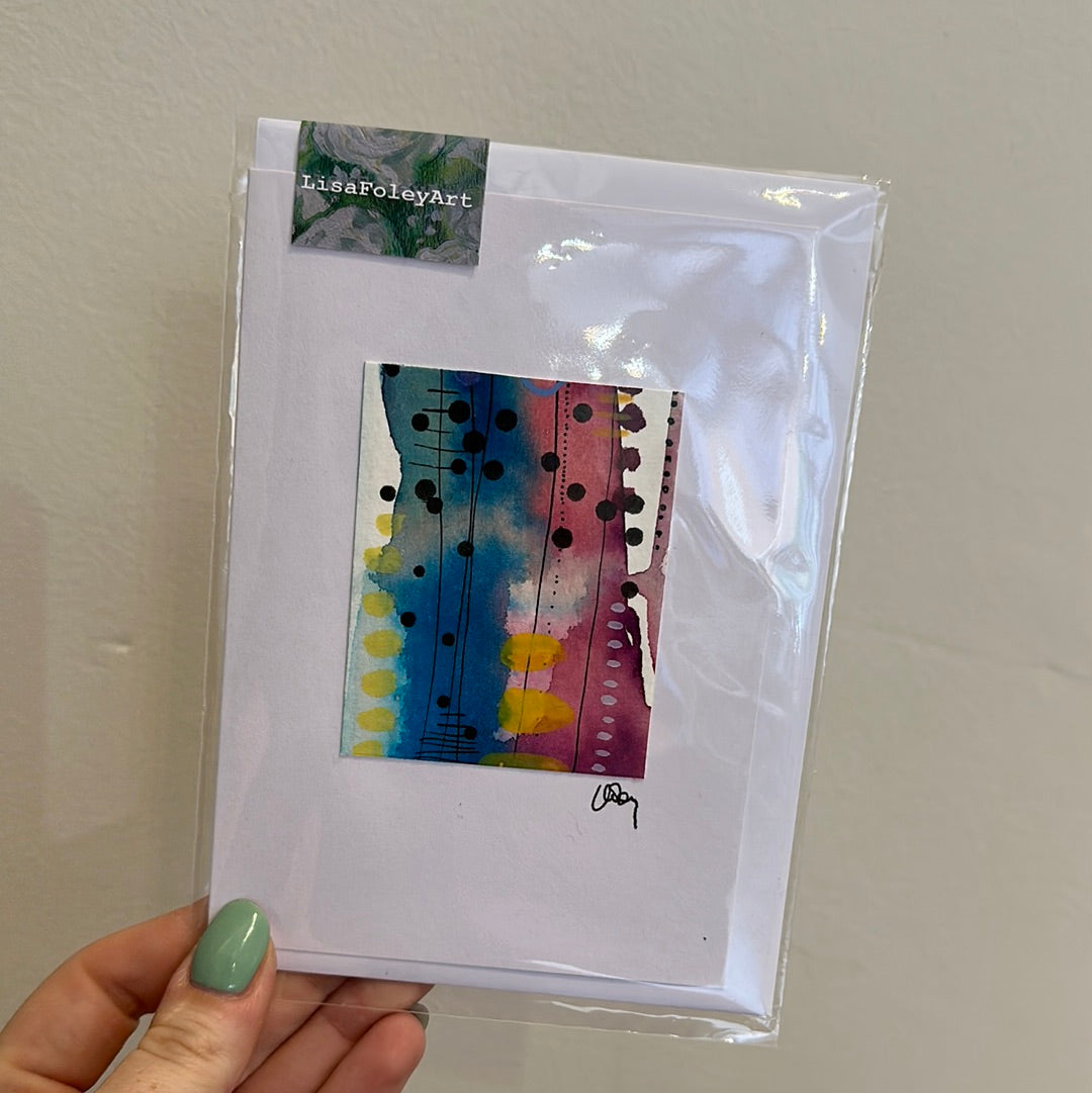 Lisafoleyart - Own Design Print Card & Envelope