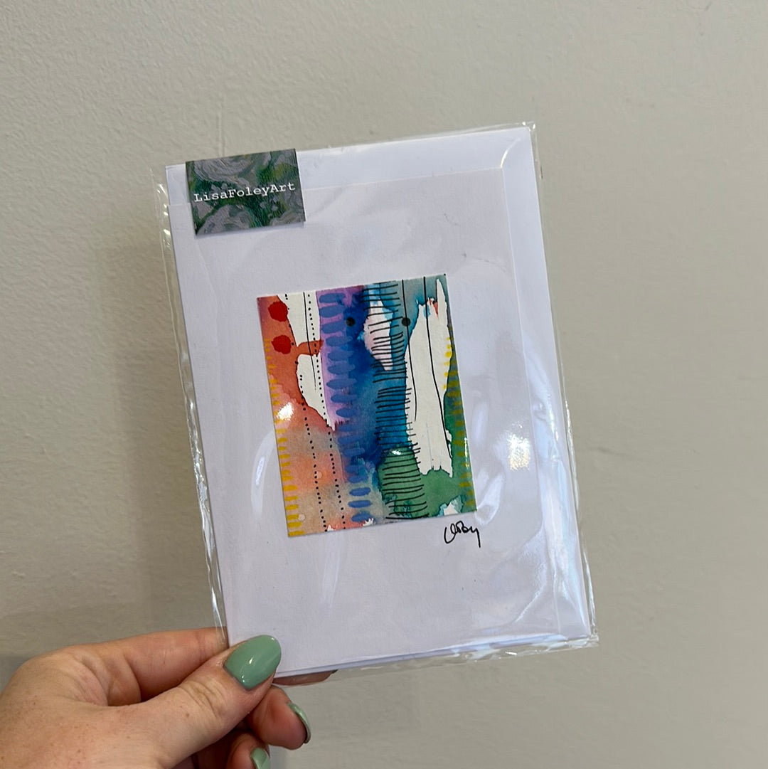 Lisafoleyart - Own Design Print Card & Envelope