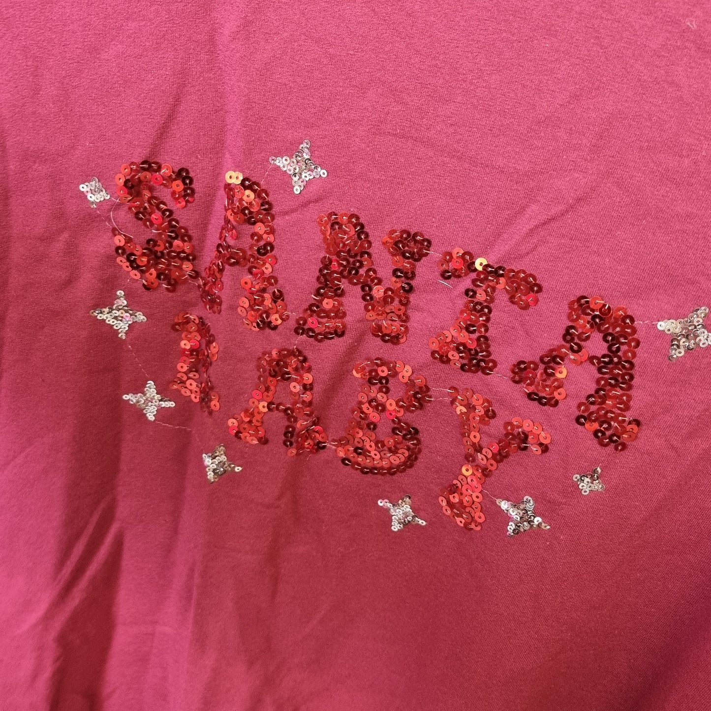 1886 - Sequin Santa Baby Top