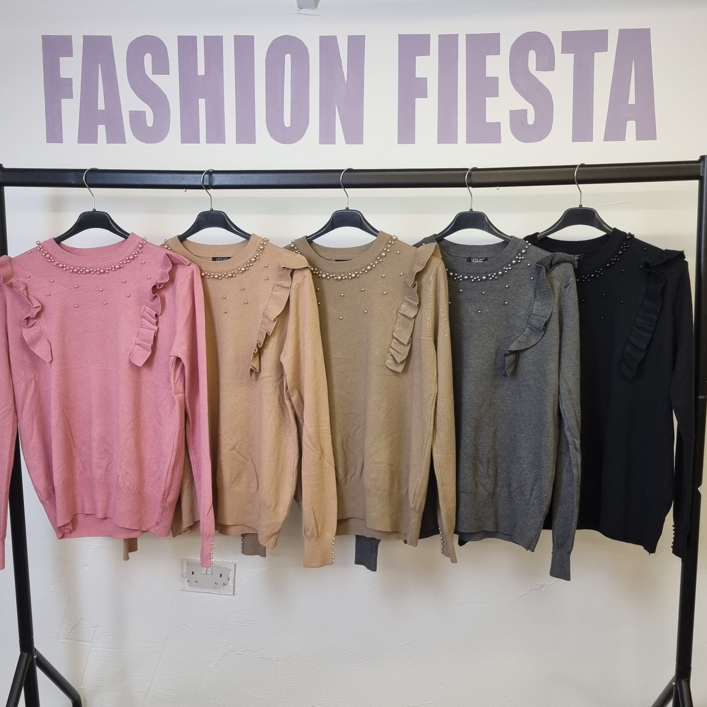 1491 - PEARL FRILL JUMPER