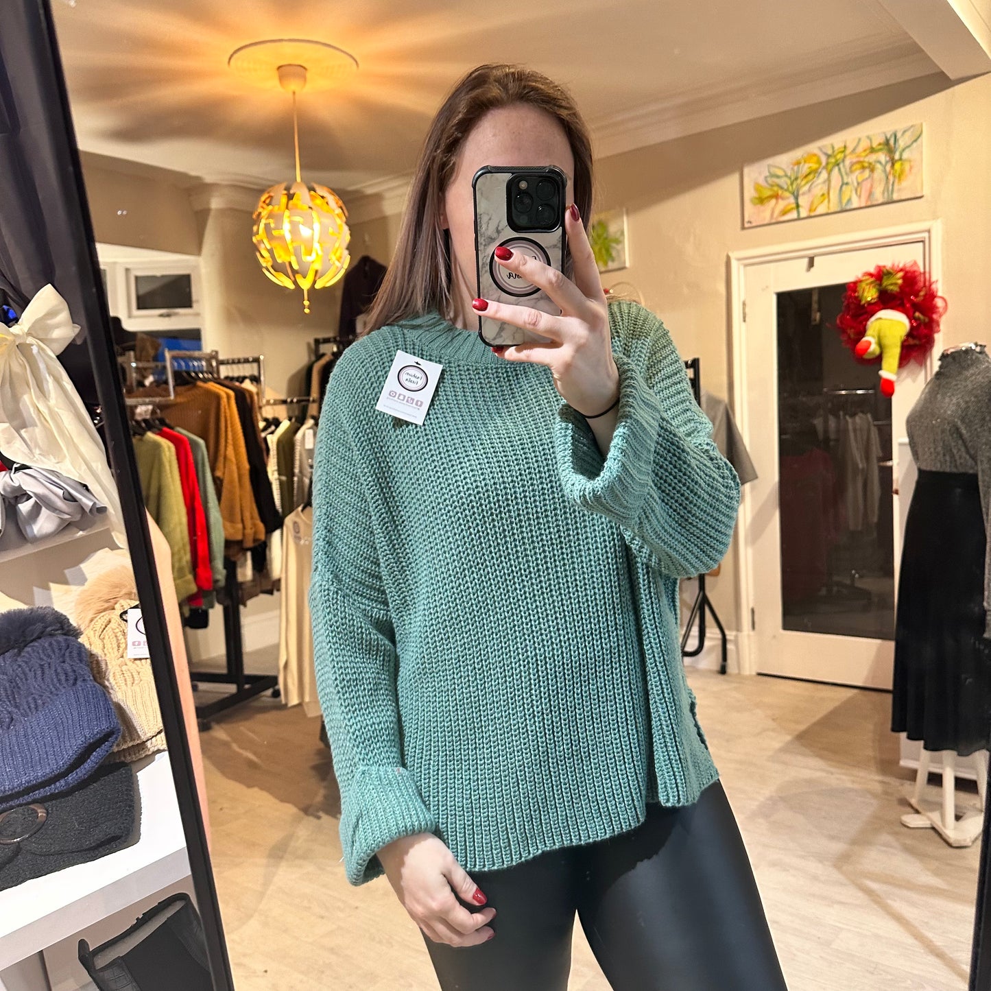 1488 - KNITTED ROUND NECK JUMPER