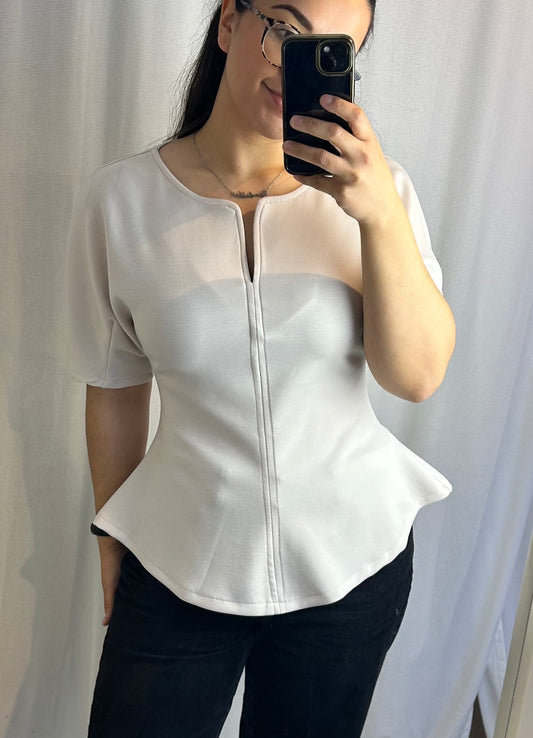 Soft Split-Neck Top