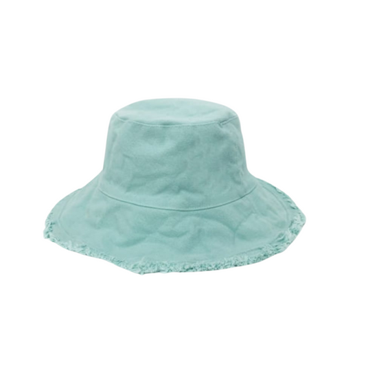 A042 - Mint Denim Bucket Hat