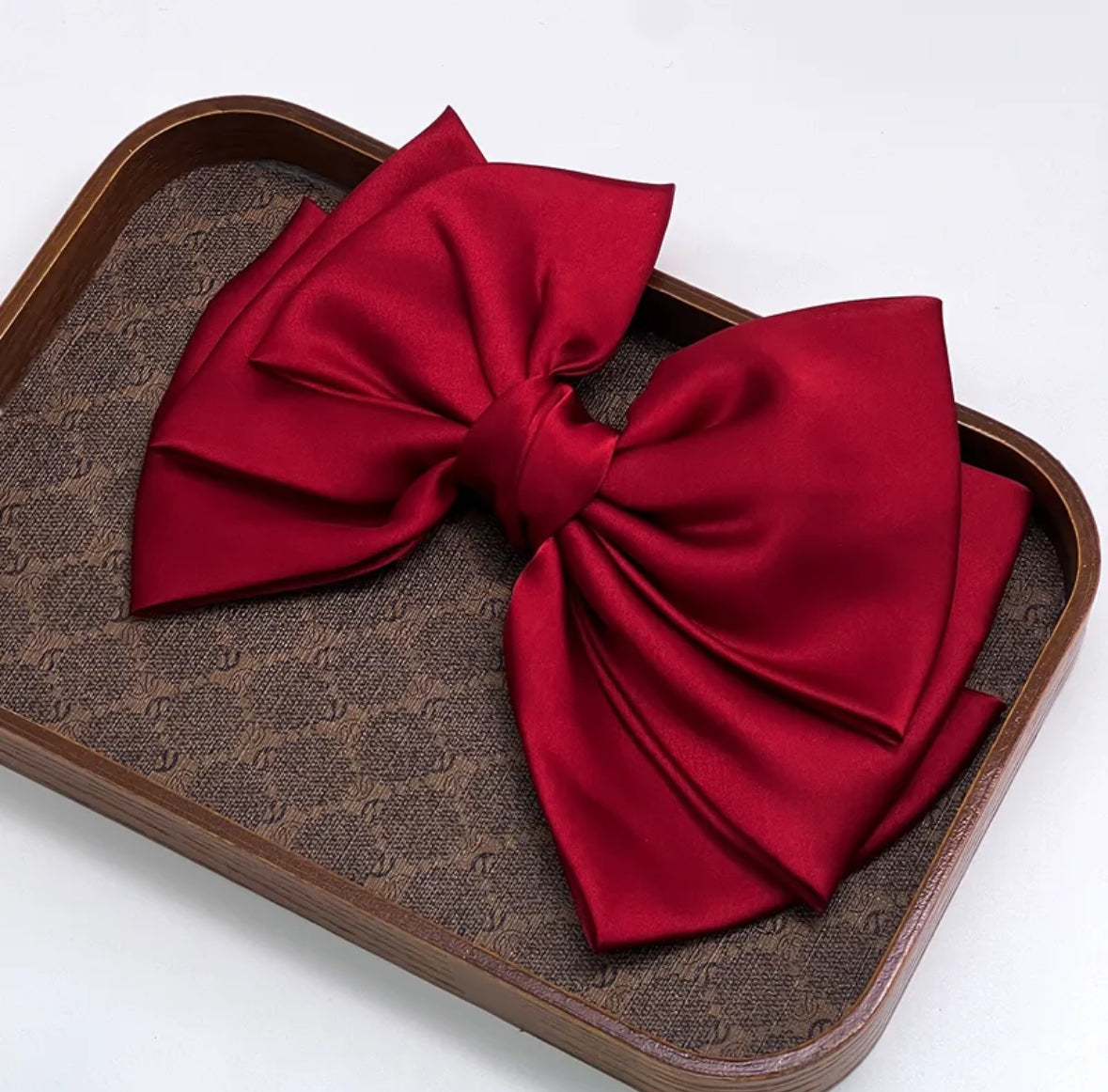 A082 - Double Layer Hair Bow Clip